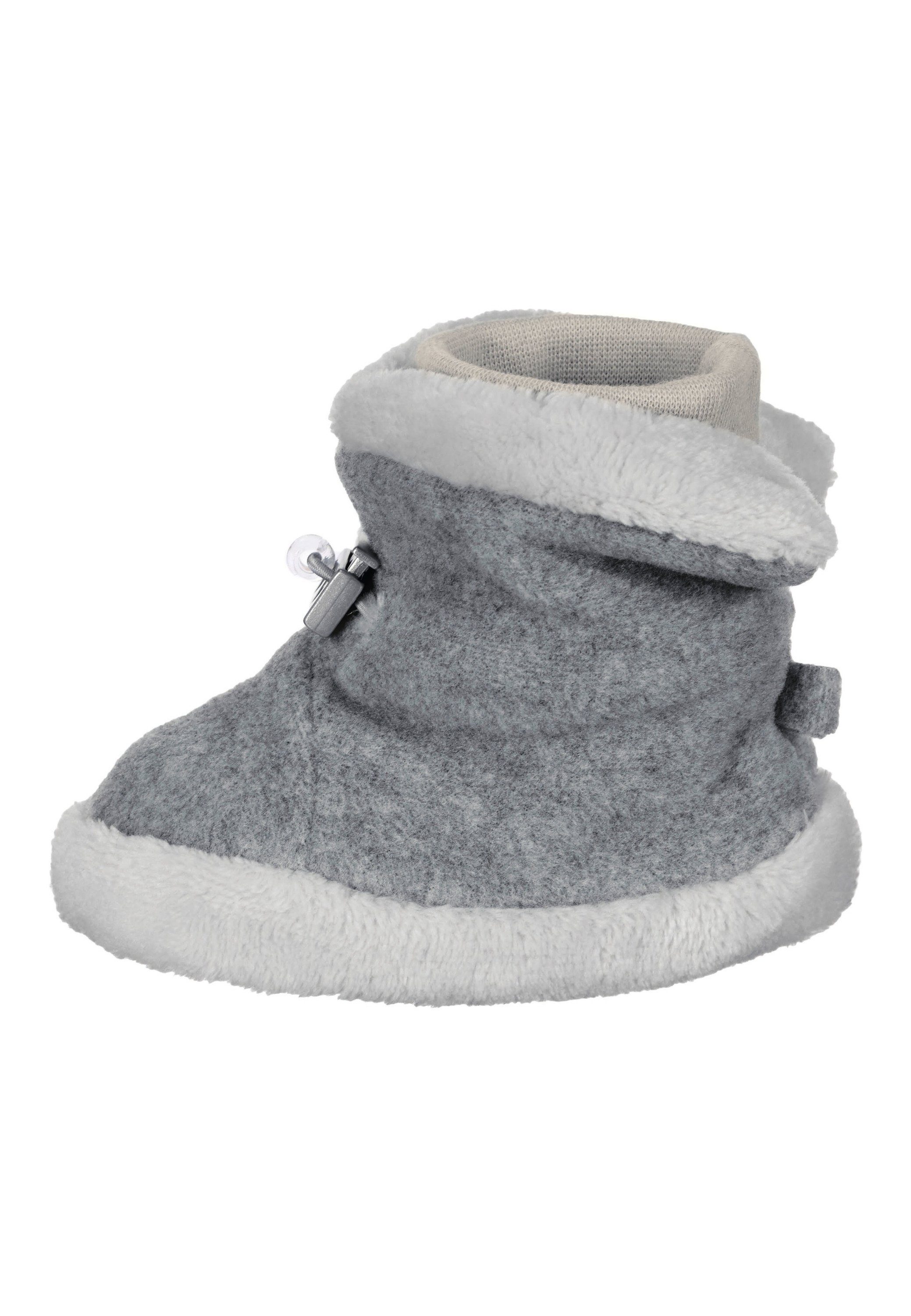 Sterntaler® Baby Stiefel Outdoorschuh (1-tlg) Microfleece Baby-Stiefel, Teddy-Futter, Kordelstopper, rutschfest