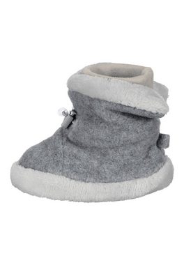 Sterntaler® Baby-Schuh Outdoorschuh (1-tlg) Bequeme Krabbelschuhe - Baby Schuhe Mädchen, Baby-Schuh - Flexible Schuhe, Baby-Schuh - Baby Ballerinas Schuhe uniBaby-Schuh aus Microfleece und Elastikware mitrutschfester Sohle und Kordelstopper, gefüttertmit Teddyflausch - Stoffschuhe Winter