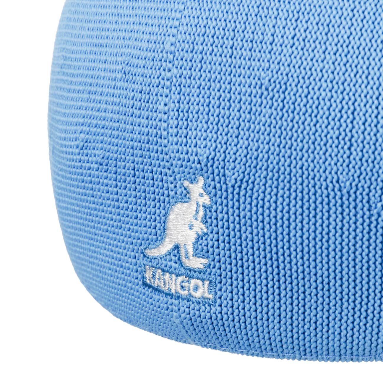 Kangol Flat Cap (1-St) Schirmmütze hellblau Schirm mit