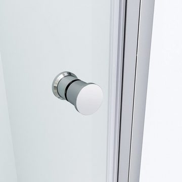AQUABATOS Dusch-Drehtür Duschtür Drehtür Nischentür Glastür Dusche Schwingtür mit Nano Glas, 70x197 cm, 6 mm Einscheibensicherheitsglas