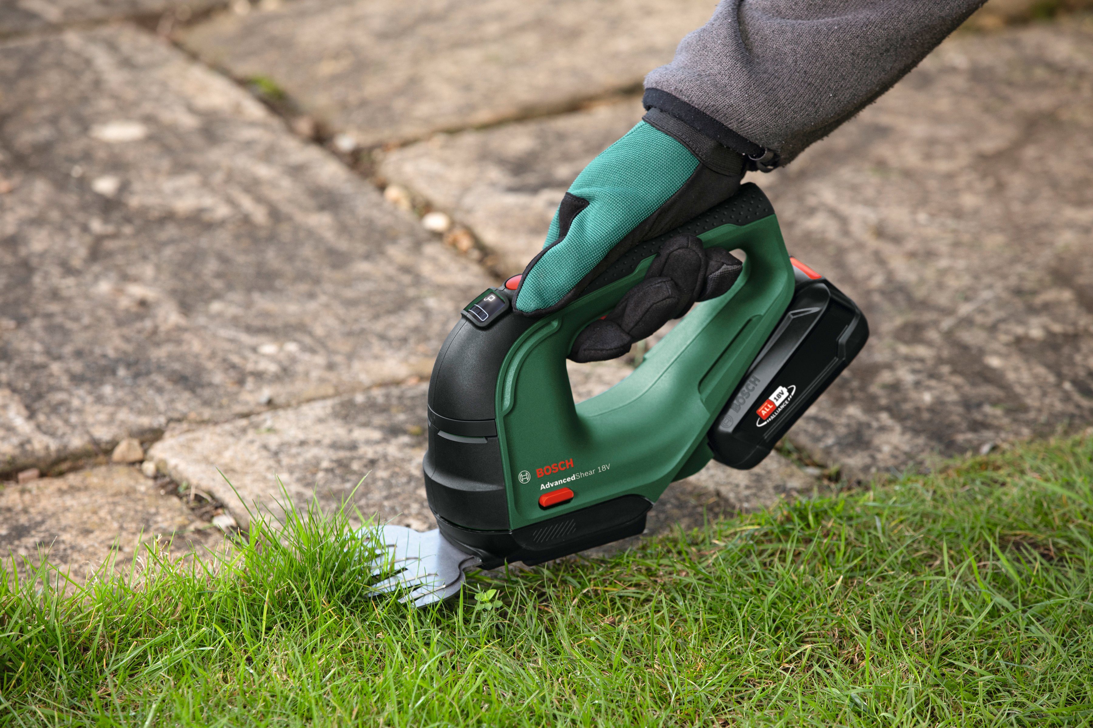 Bosch Home & Garden Akku-Gras- und Strauchscherenset AdvancedShear 18V-10, (Set), 10/20 cm, ohne Akku und Ladegerät