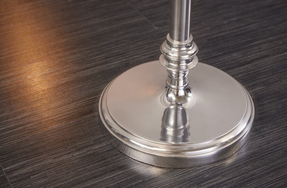 riess-ambiente Weinkühler VINO 80cm silber · Flaschenkühler für Wein, Sekt & Champagner, Aluminium · Getränkekühler für 4 Flaschen · mit Standfuß · Barock