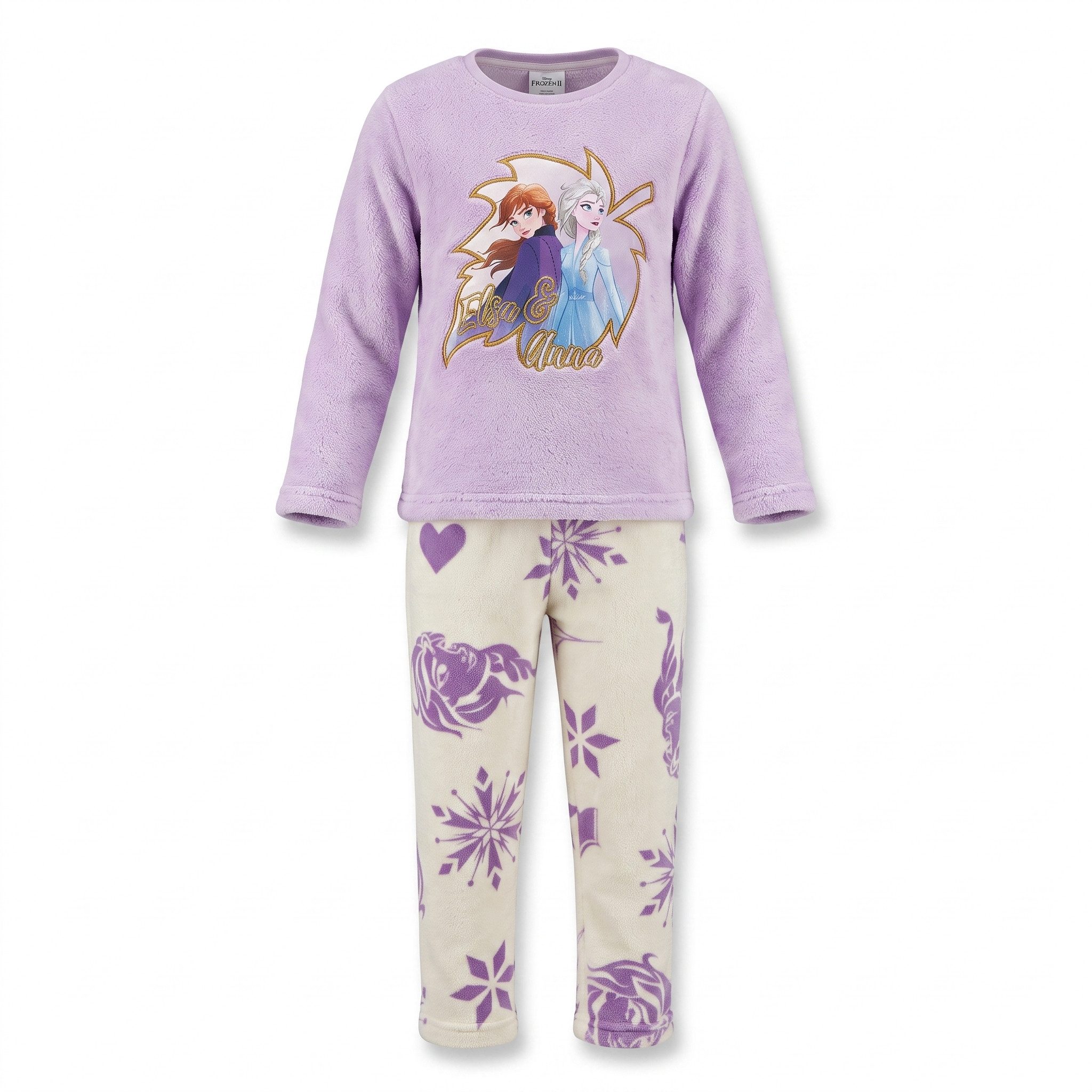 Disney Schlafanzug Disney Die Eiskönigin Kinder Mädchen Coral Fleece Schlafanzug Pyjama