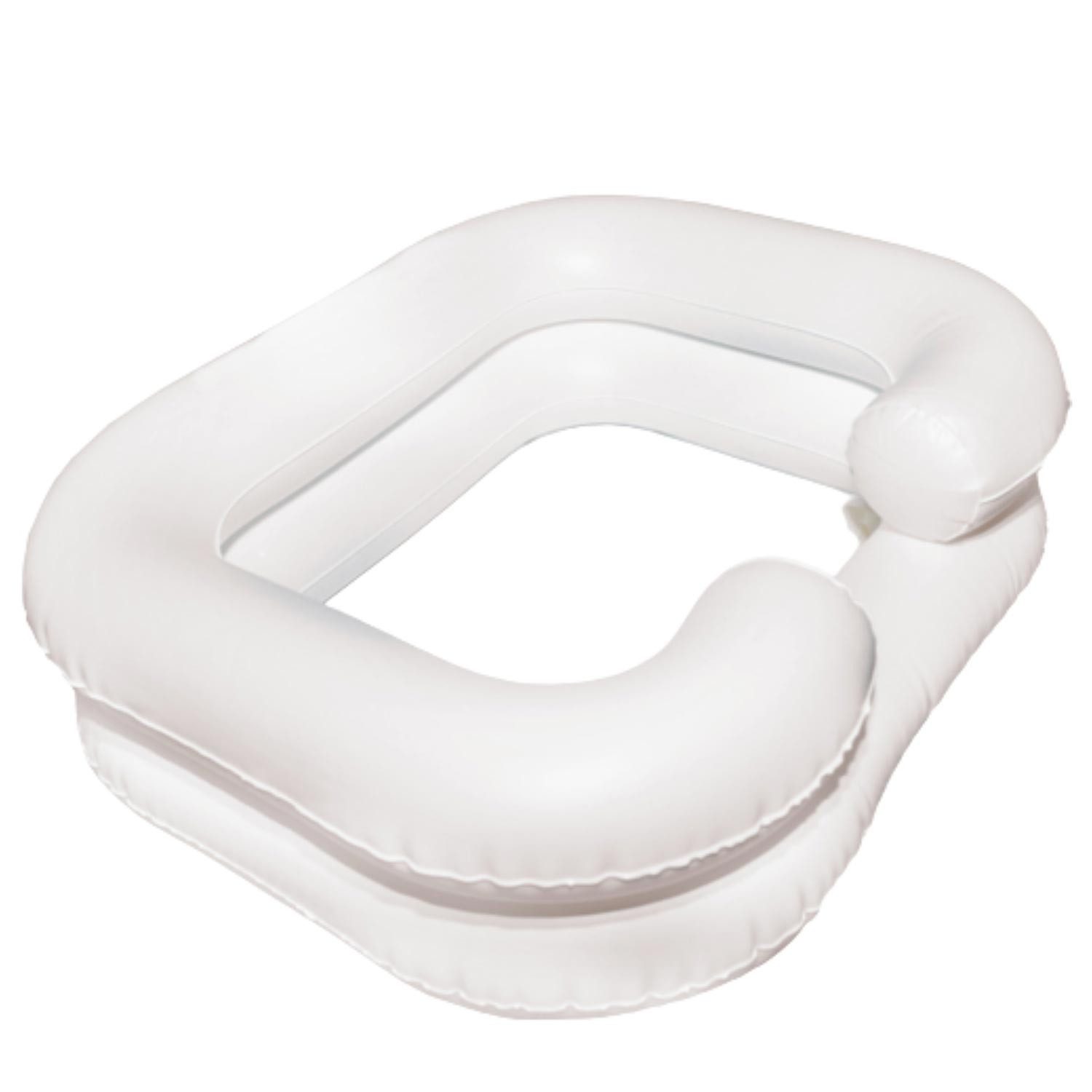 Sundo Homecare Waschbecken SUNDo Haarwaschwanne Extra aufblasbar Weiß 64 x 52 cm (Einzelartikel, 1-St., 1 Artikel), für die Haarwäsche im Sitzen oder Liegen