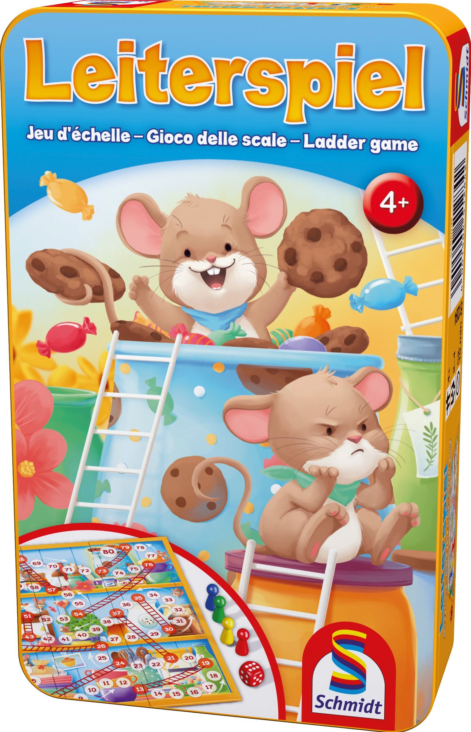 Schmidt Spiele Spiel Leiterspiel - Metalldose