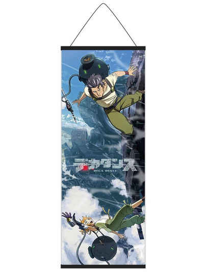 GalaxyCat Poster Deca-Dence Rollbild aus Stoff, Kakemono 105x40cm, Anime Wandbild, Deca-Dence, Deca-Dence Rollbild / Kakemono