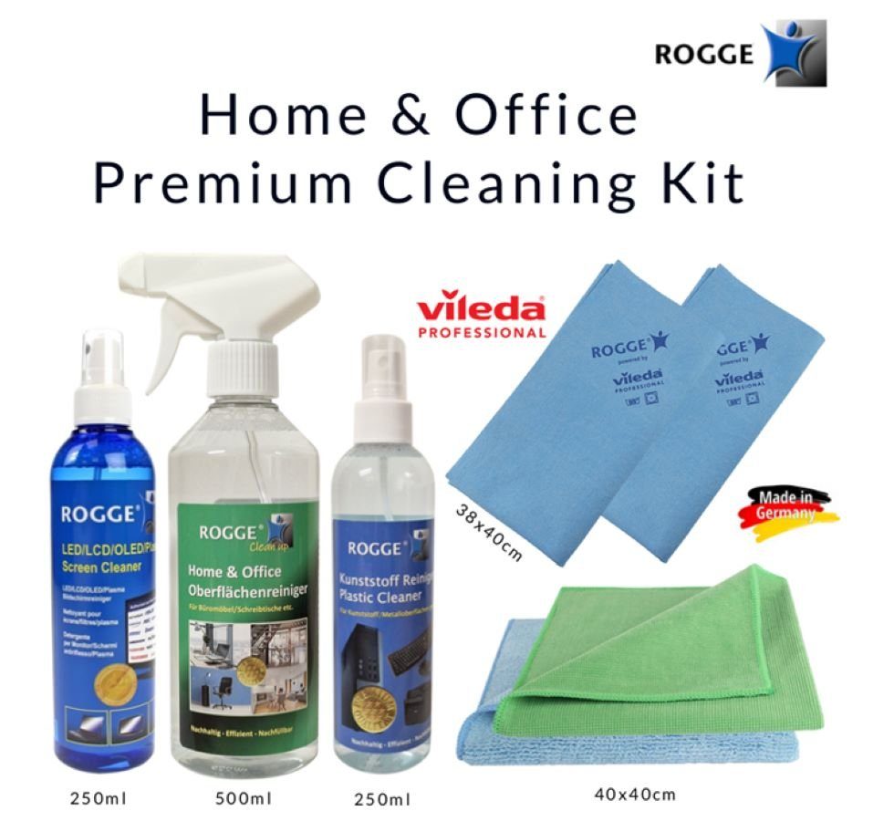 Office Premium Home & Rogge (7-St) 7teilig Kit Cleaning Reinigungsspray *