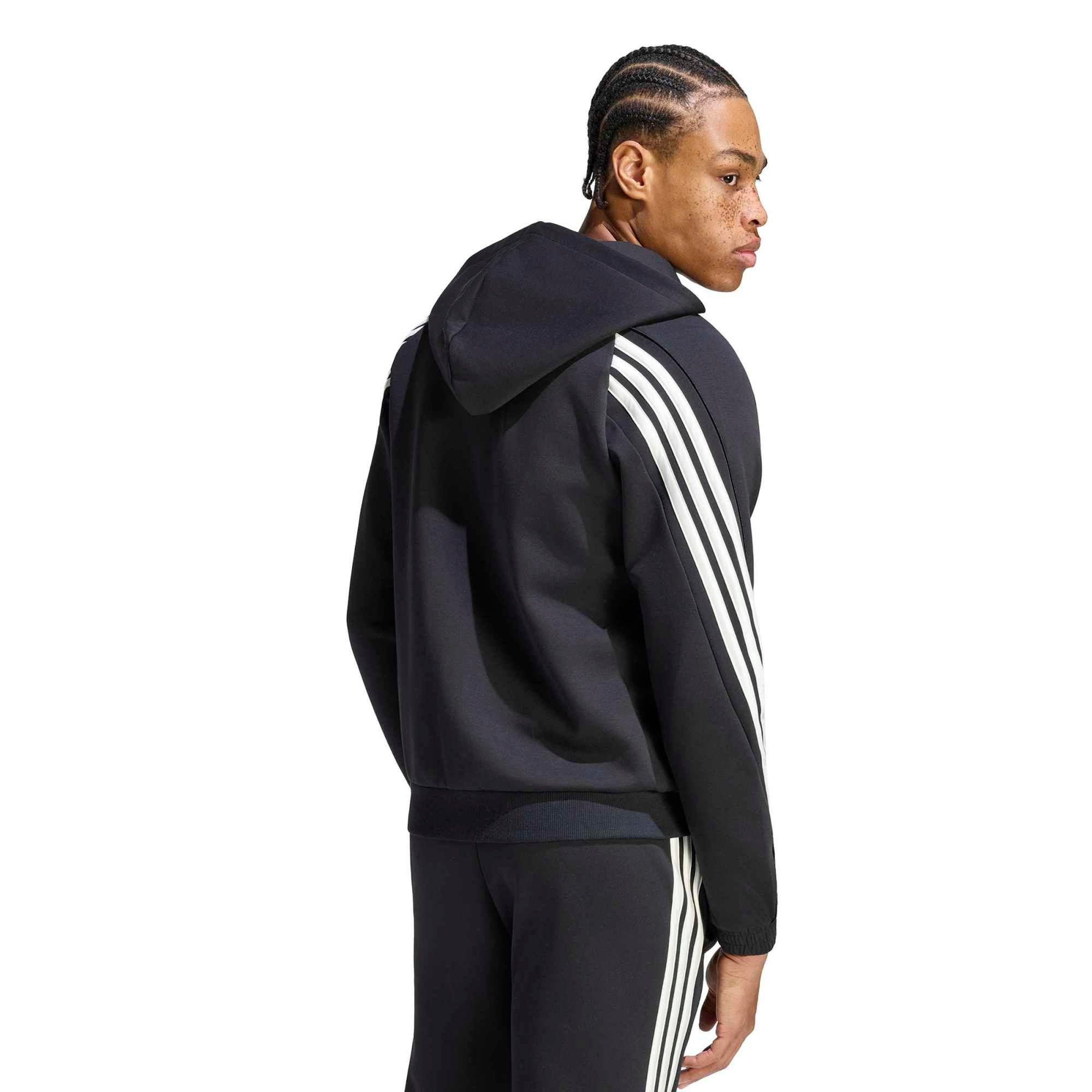 adidas Sportswear Kapuzensweatshirt M STA 3S FZ HD BLACK