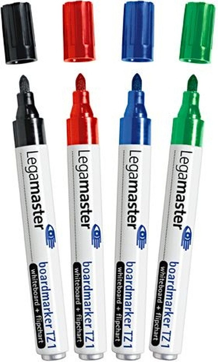 LEGAMASTER Whiteboard Marker Boardmarker TZ 1 4er Set sortiert