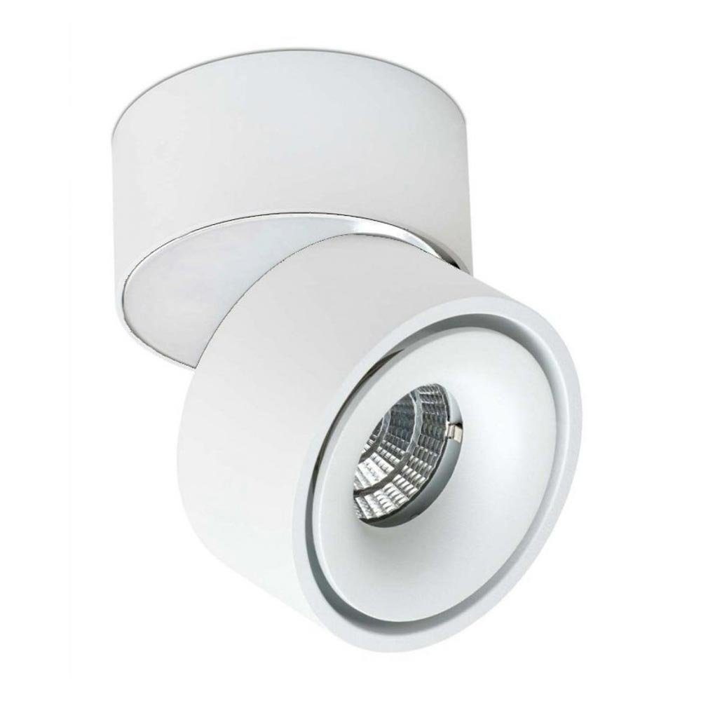 Licht-Trend LED Deckenstrahler LED Aufbauspot Warmweiß Simple Weiß, 890lm