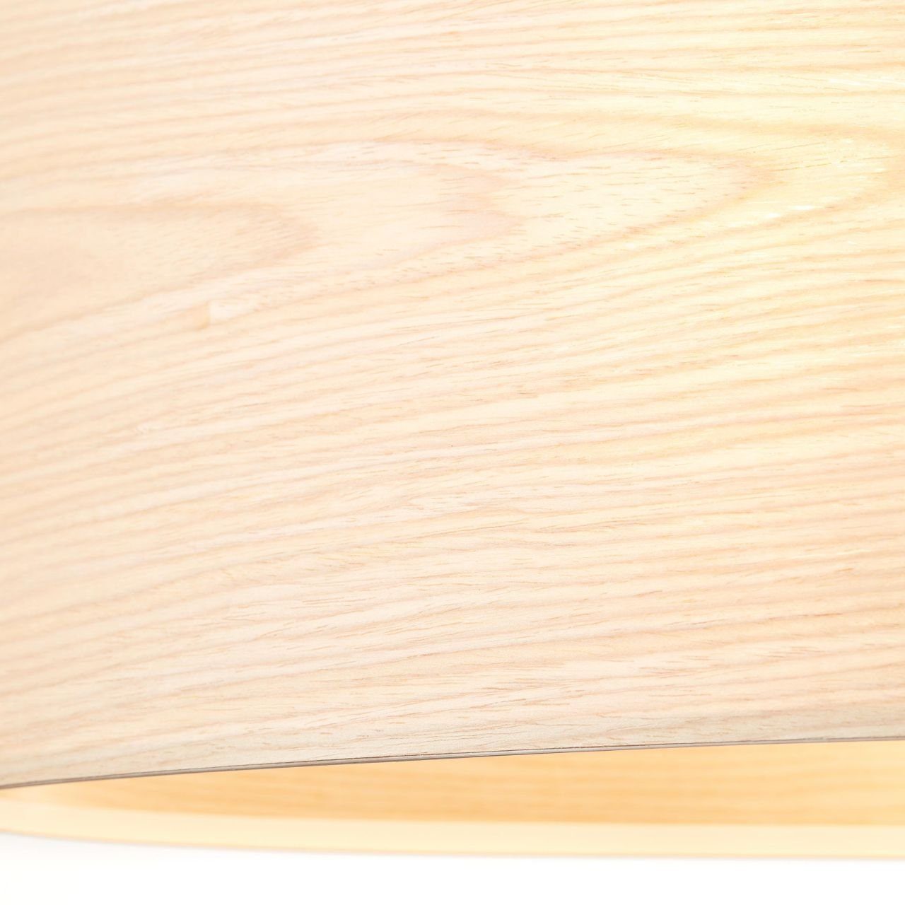 Brilliant Pendelleuchte Romm, ohne Leuchtmittel, 2flg oval holz hell/schwarz