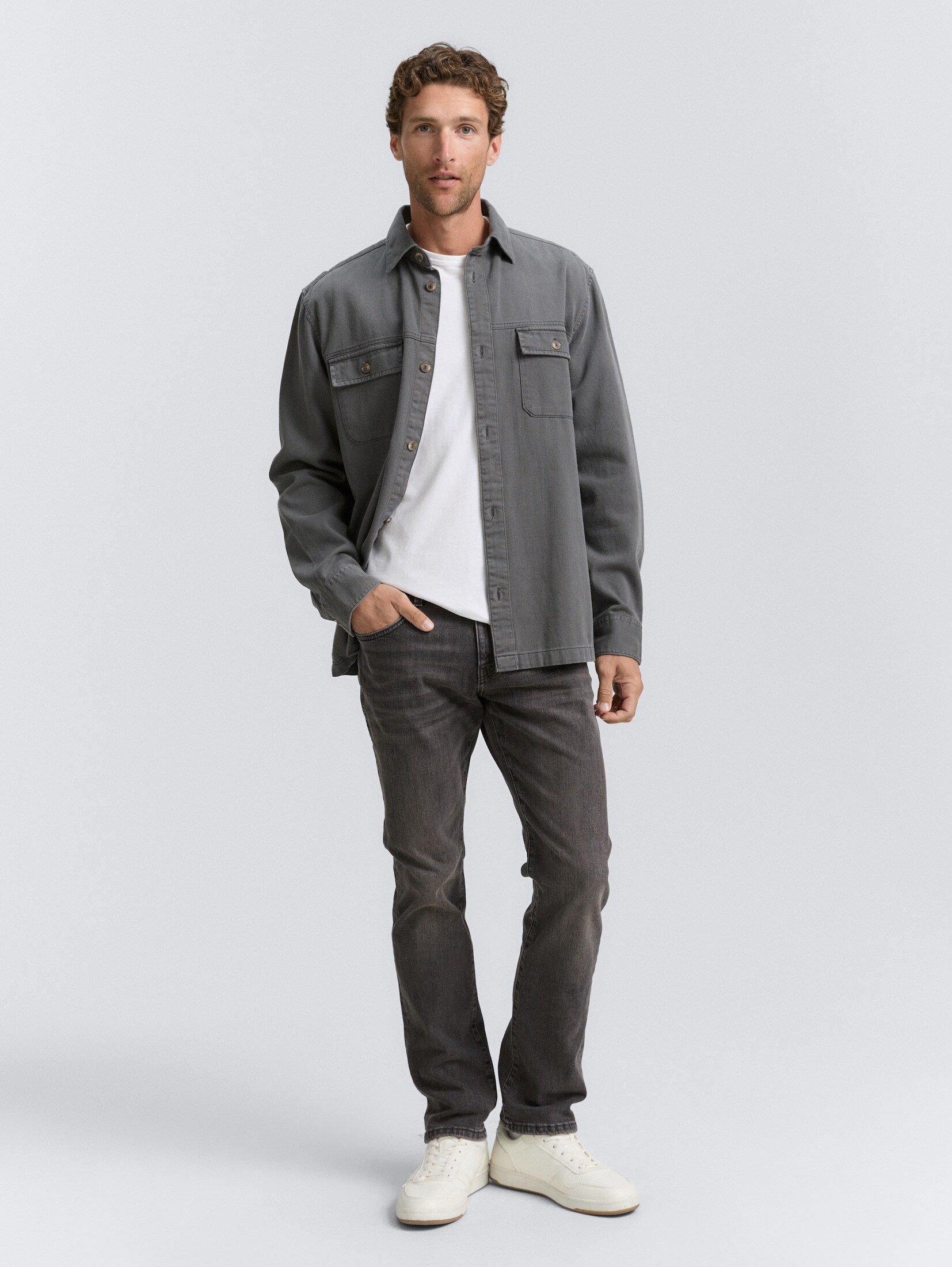 TOM TAILOR Straight-Jeans Jeanshosen TTMARVIN STRAIGHT günstig online kaufen