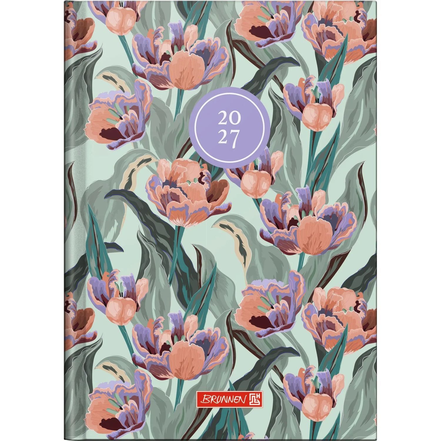 Baier & Schneider Taschenkalender BRUNNEN 1079615017 Buchkalender Mod. 796 2027 "Botanical" A5, Papier