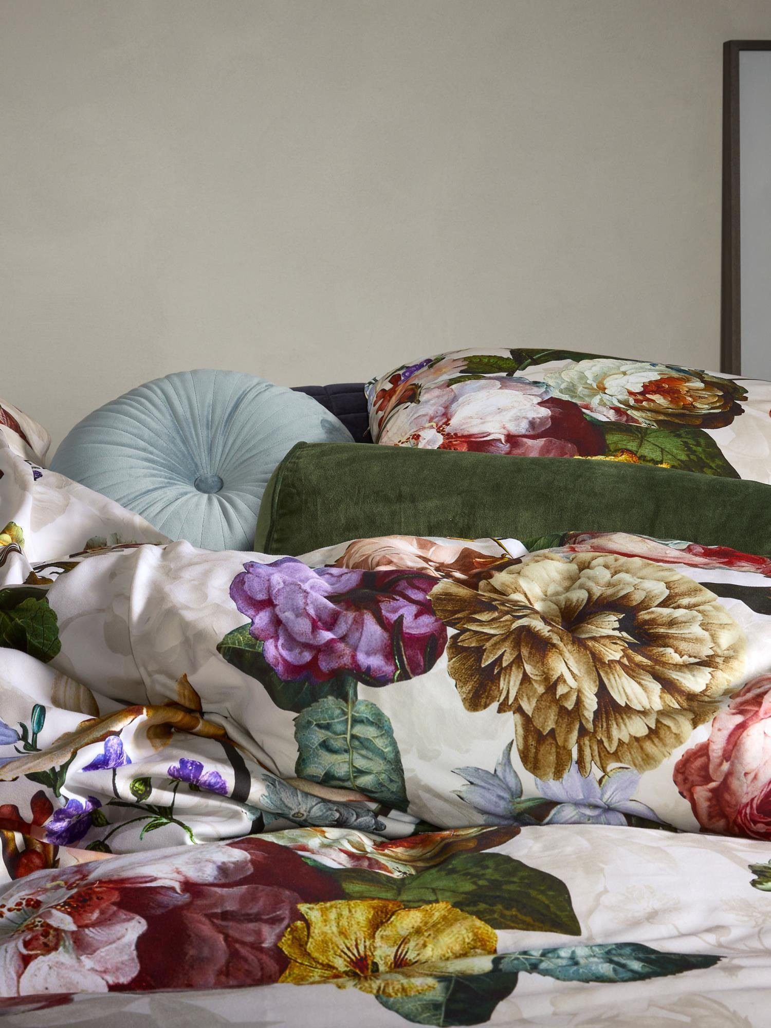 Essenza Bettwäsche Fleur, Satin, 2 teilig, mit floralem Muster
