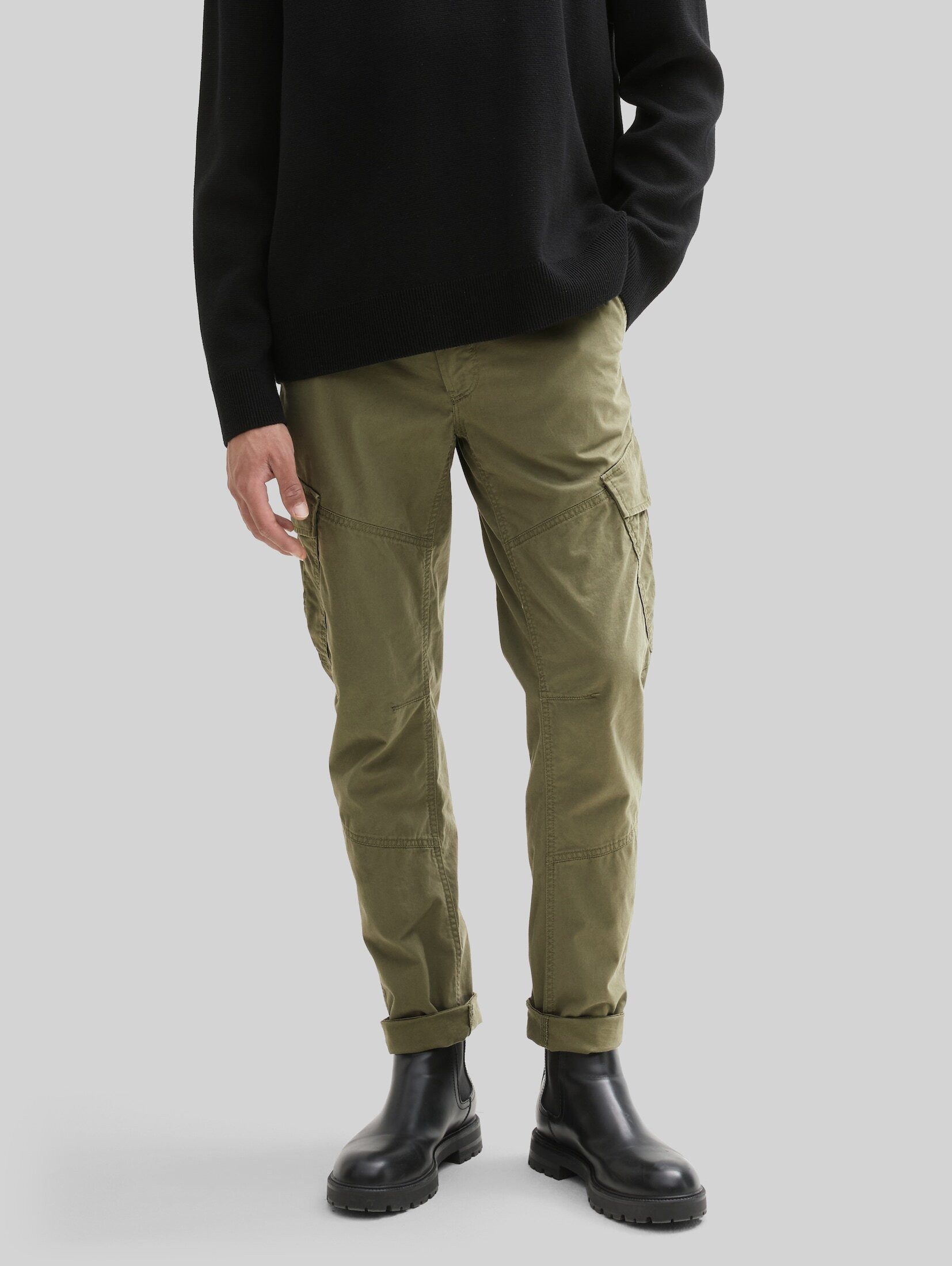 TOM TAILOR Denim Chinohose Hosen & Chino Regular Tapered Cargo Hose