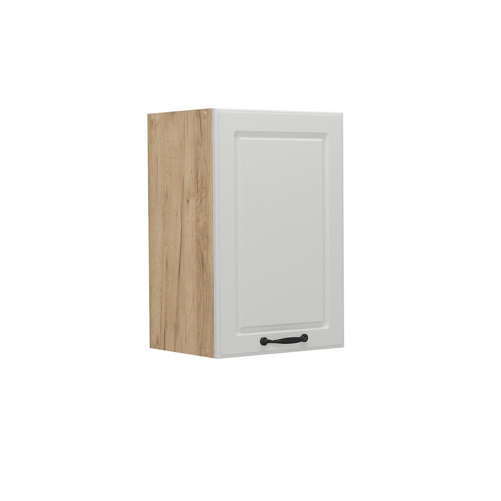 Vicco Hängeschrank R-Line, Weiß Landhaus/Goldkraft Eiche, günstig online kaufen