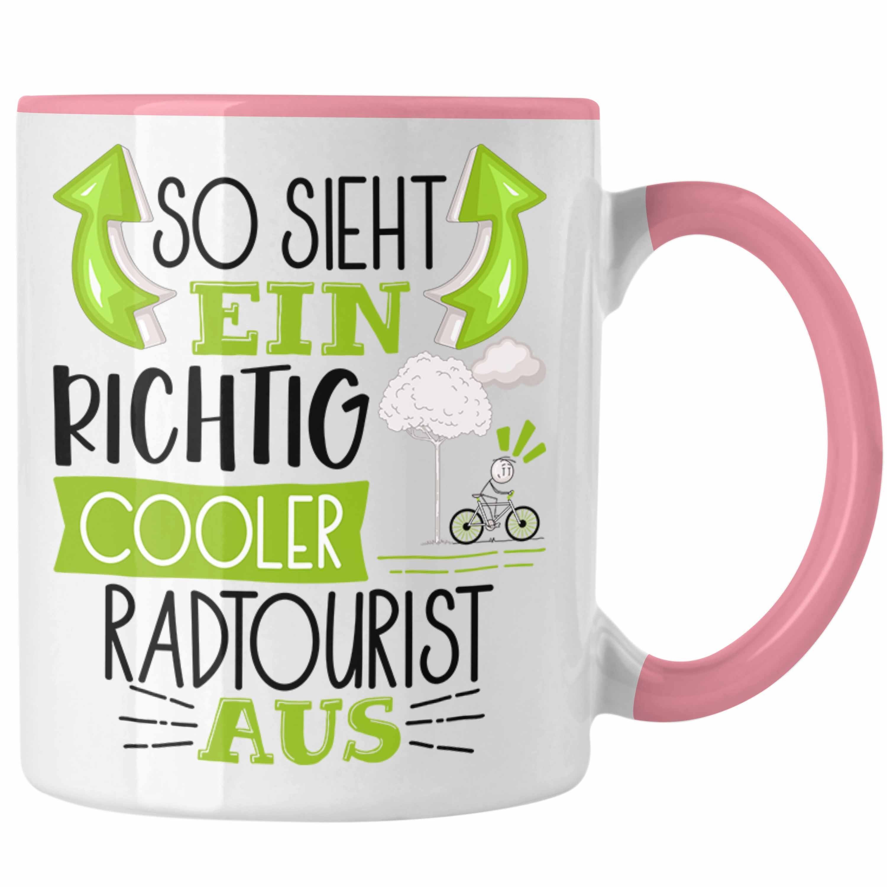 Rosa Sieht Geschenk So Richtig Aus Lustiger Ein Tasse Tasse Cooler Sp Trendation Radtourist