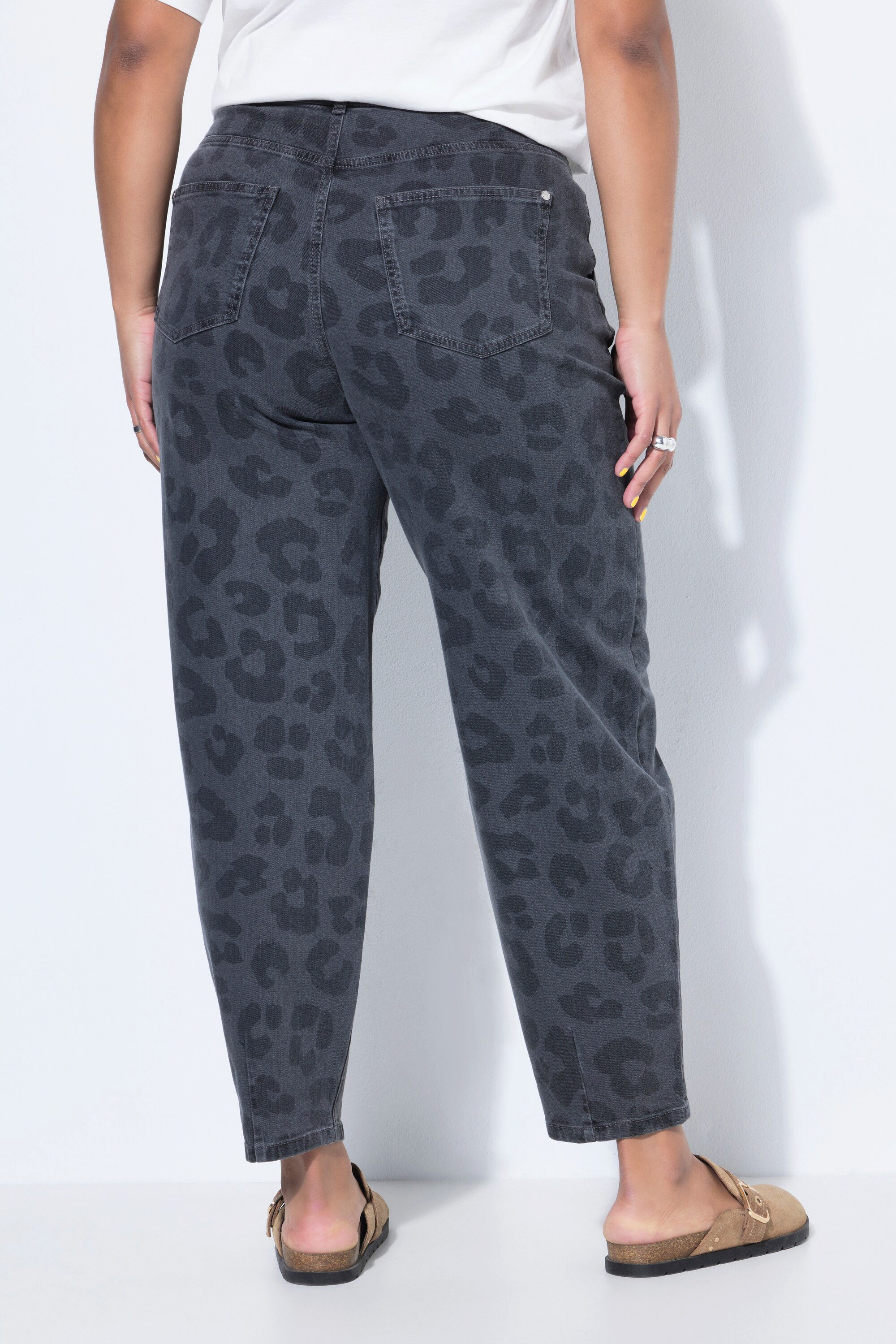 Studio Untold 5-Pocket-Jeans Ballon-Jeans Wide Shape High Waist Leo günstig online kaufen