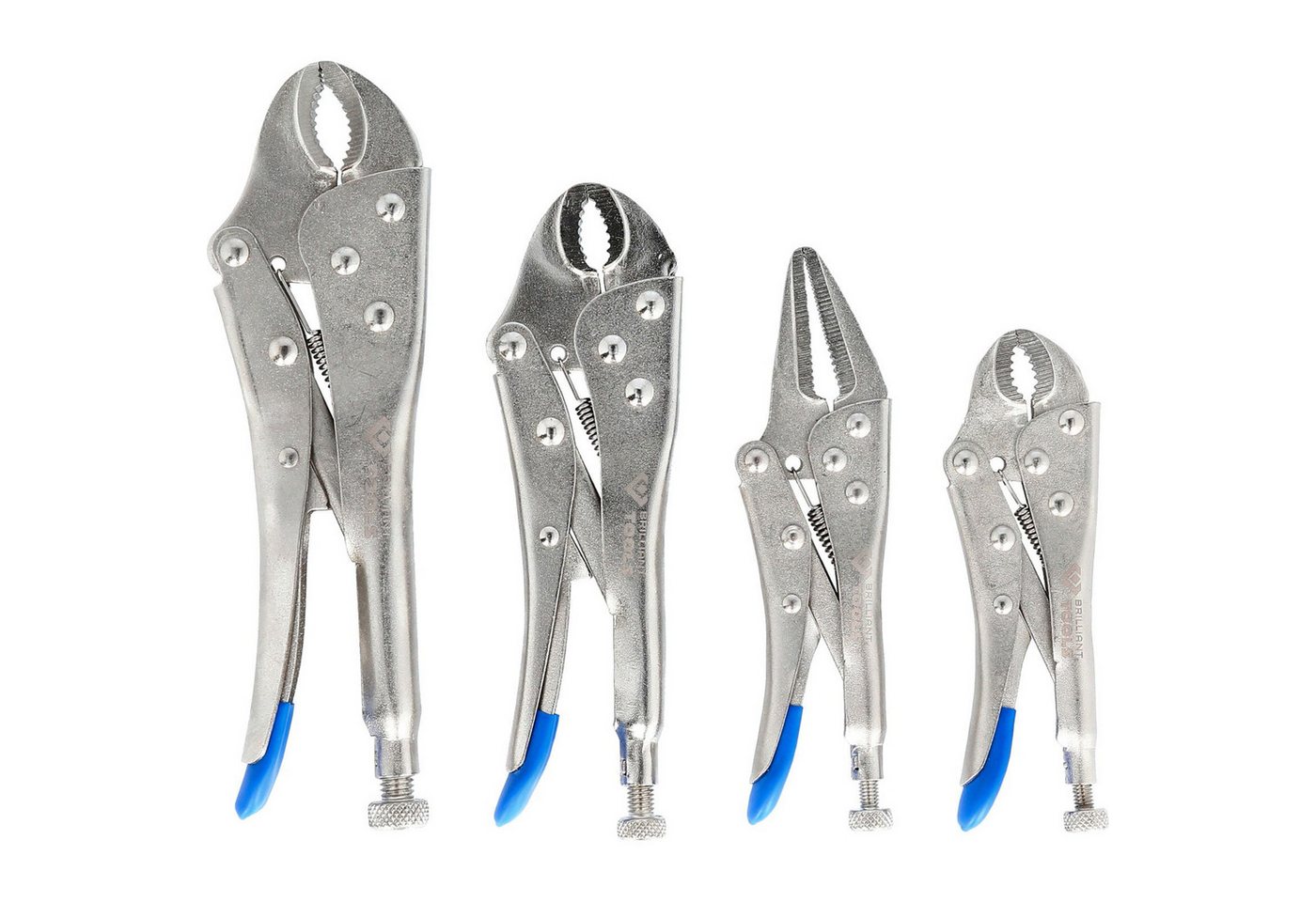 Thumbnail - Brilliant Tools Gripzange BRILLIANT TOOLS Feststellzangen / Gripzangen-Satz 4tlg. - BT06500...