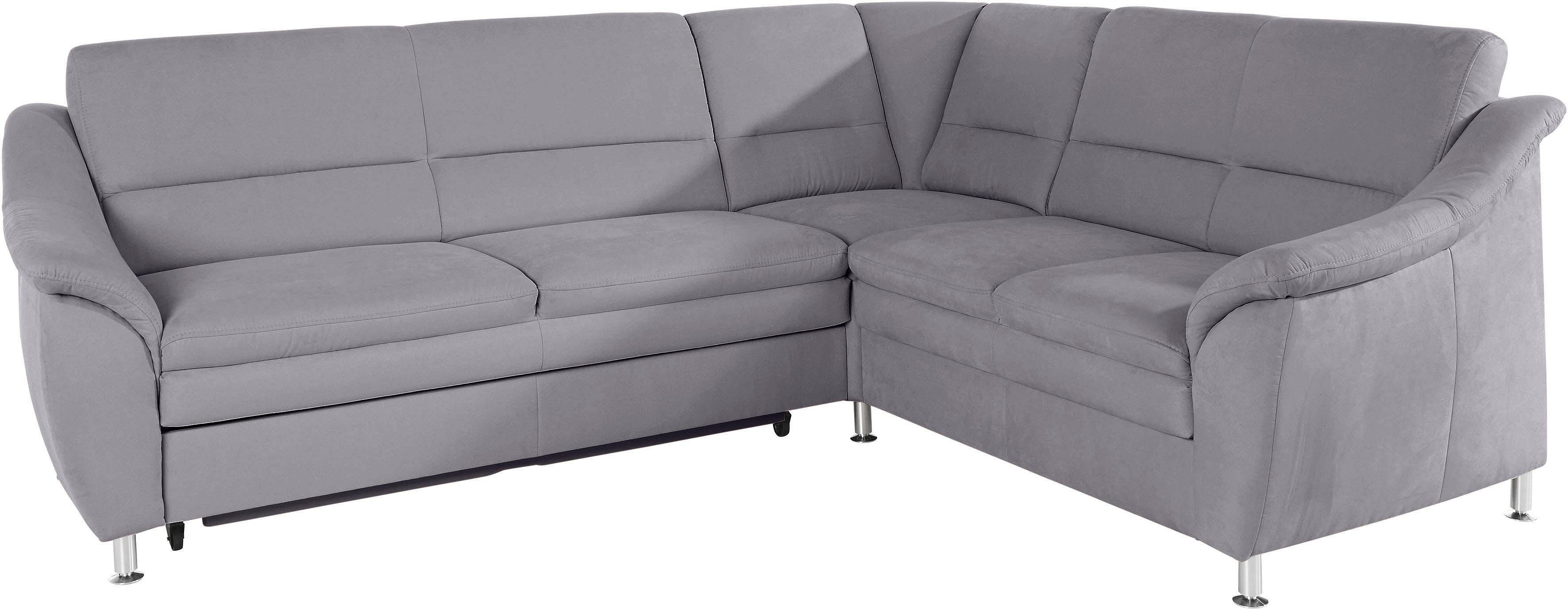 Home affaire Ecksofa Cardoso L-Form, Federkern, wahlweise mit Bett, Schubkasten, teilweise Relaxfunktion