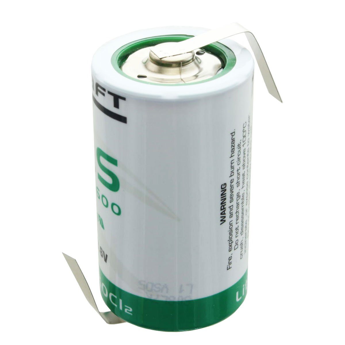 Saft »SAFT LS33600 Lithium Batterie 3.6V Primary mit Löt« Batterie ...