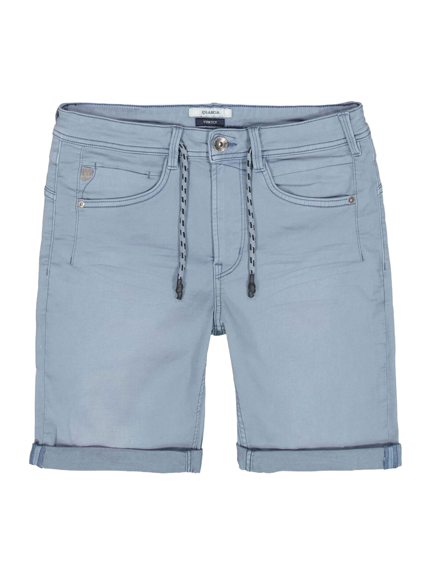 Garcia Bermudas blau,Casual,Baumwolle,Unifarben,Slim Fit,Mittel