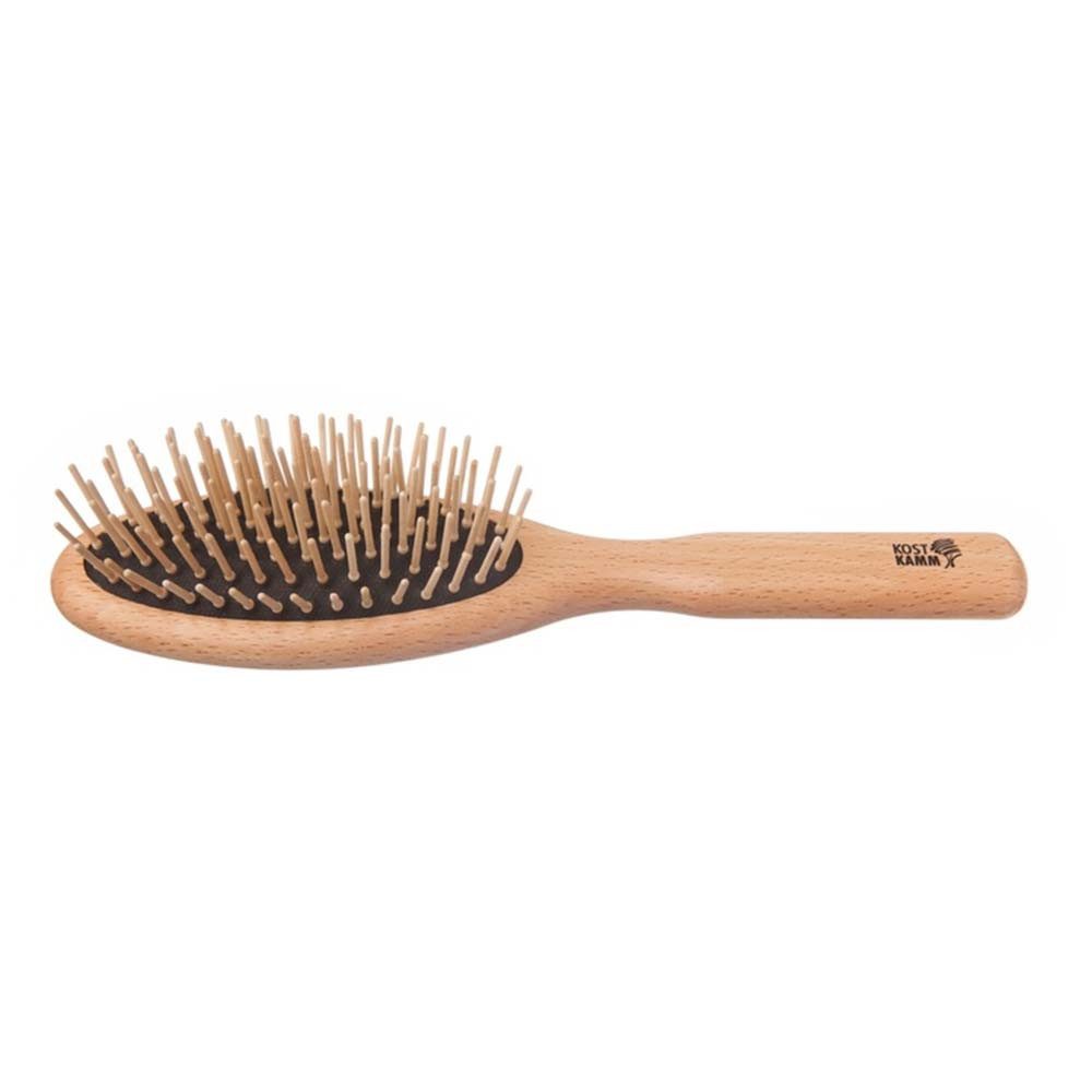 Kost Kamm Haarbürste Holzbürste - oval