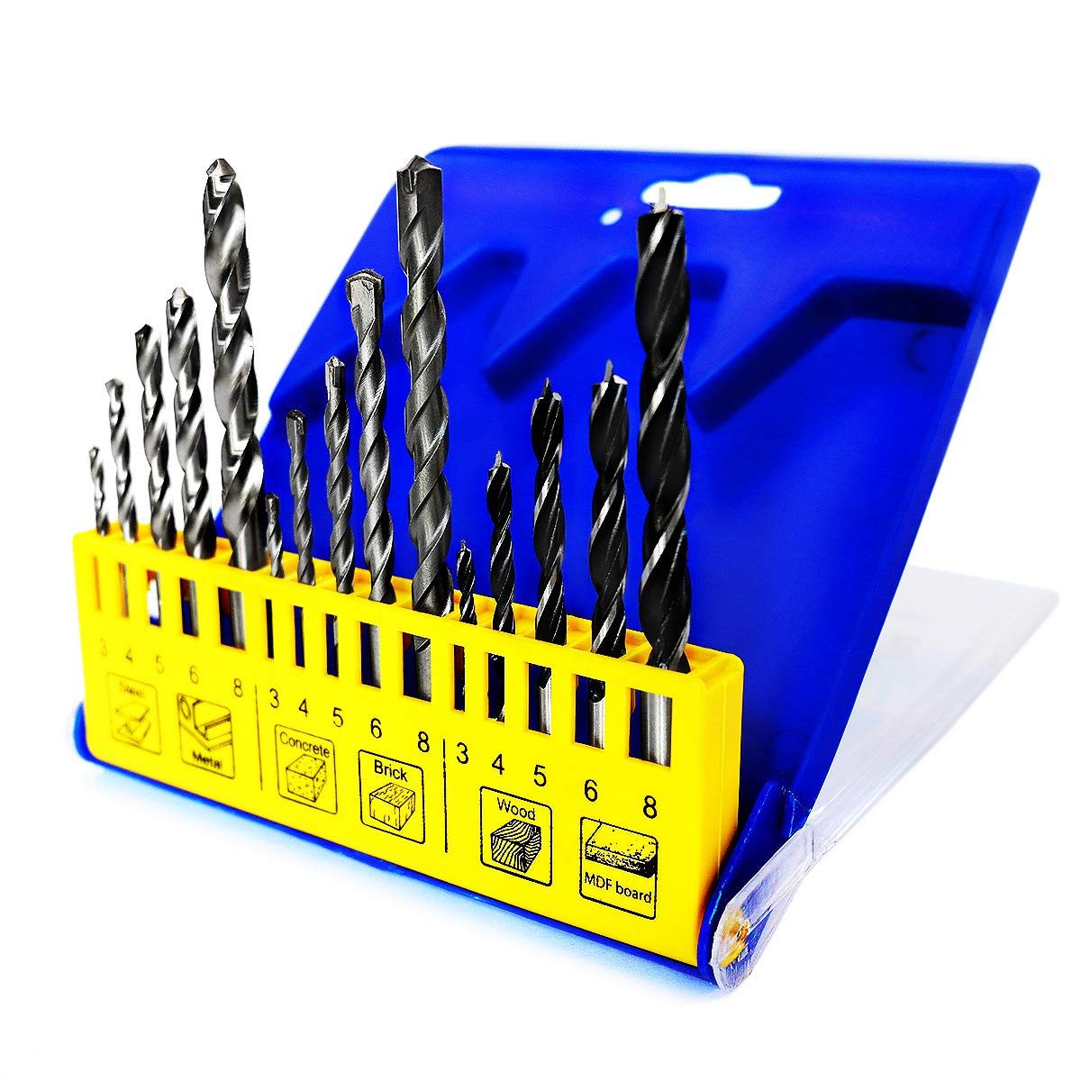 S&R Bohrersatz Professionelles Holzbohrer mit Zentrierspitze, Metallbohrer günstig online kaufen