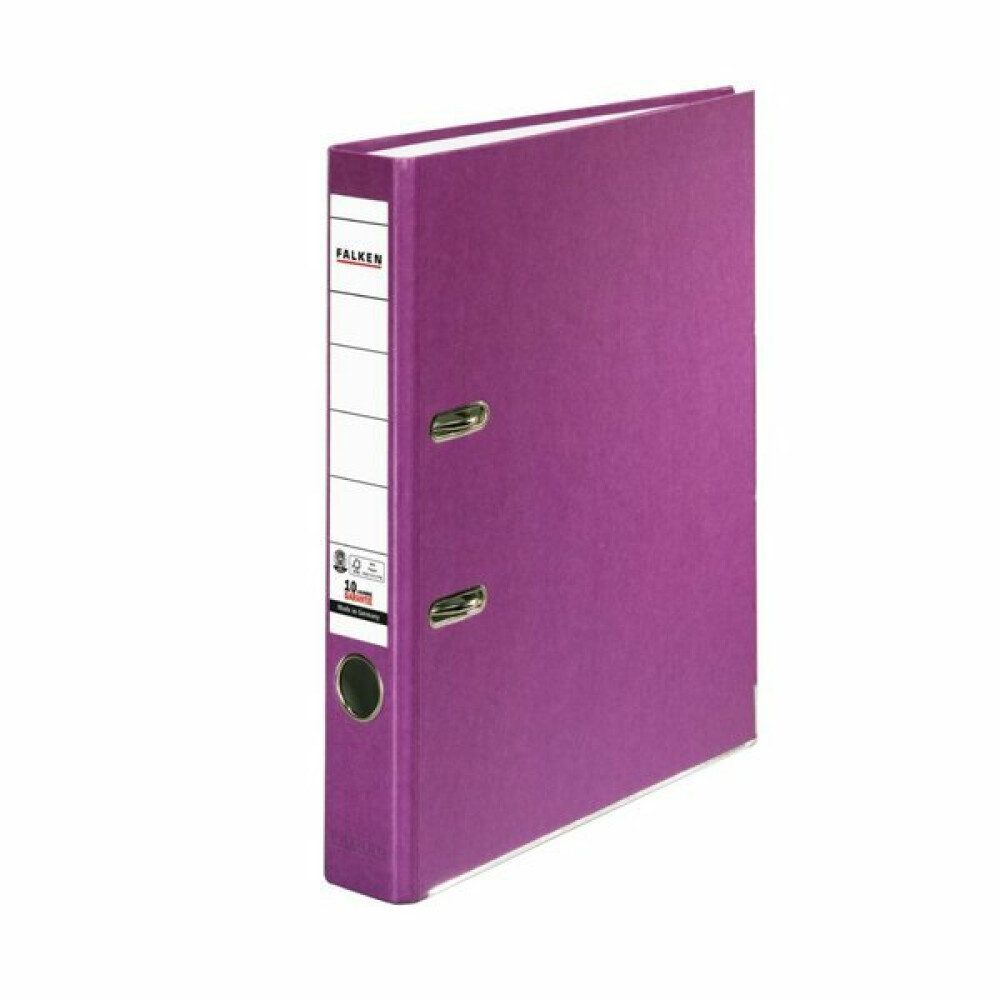 FALKE Aktenordner Ordner Papier DIN A4 - 5cm - violett