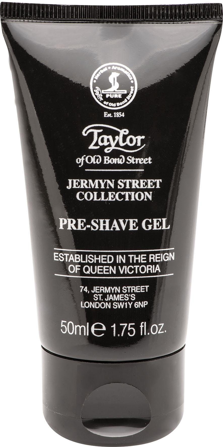 Taylor of Old Bond Street Rasiergel Jermyn Street Luxury PRE SHAVE Gel, luxuriöser Duft aus Italien