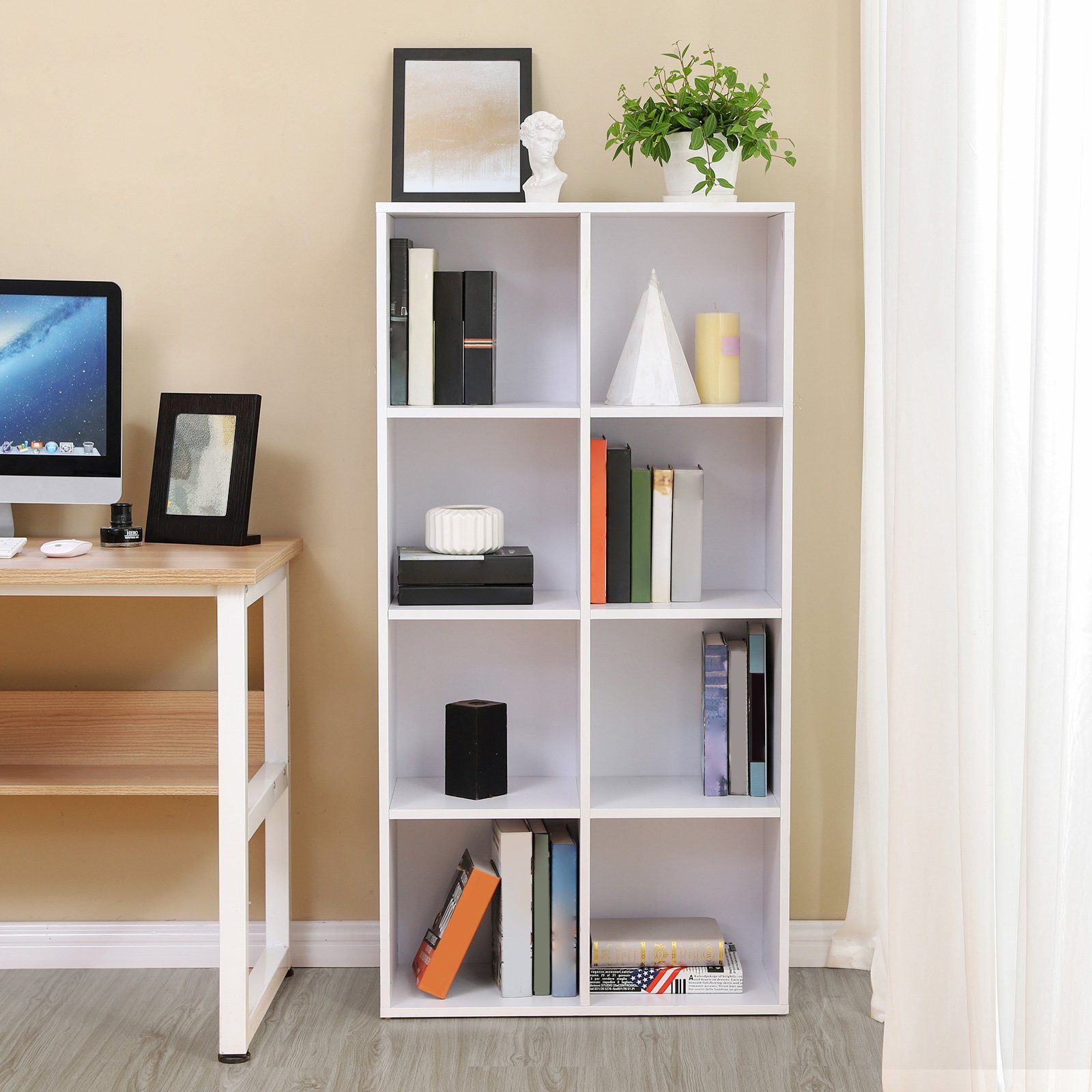 VASAGLE Bücherregal Standregal, Bücherschrank, mit 4/5/7/8 günstig online kaufen