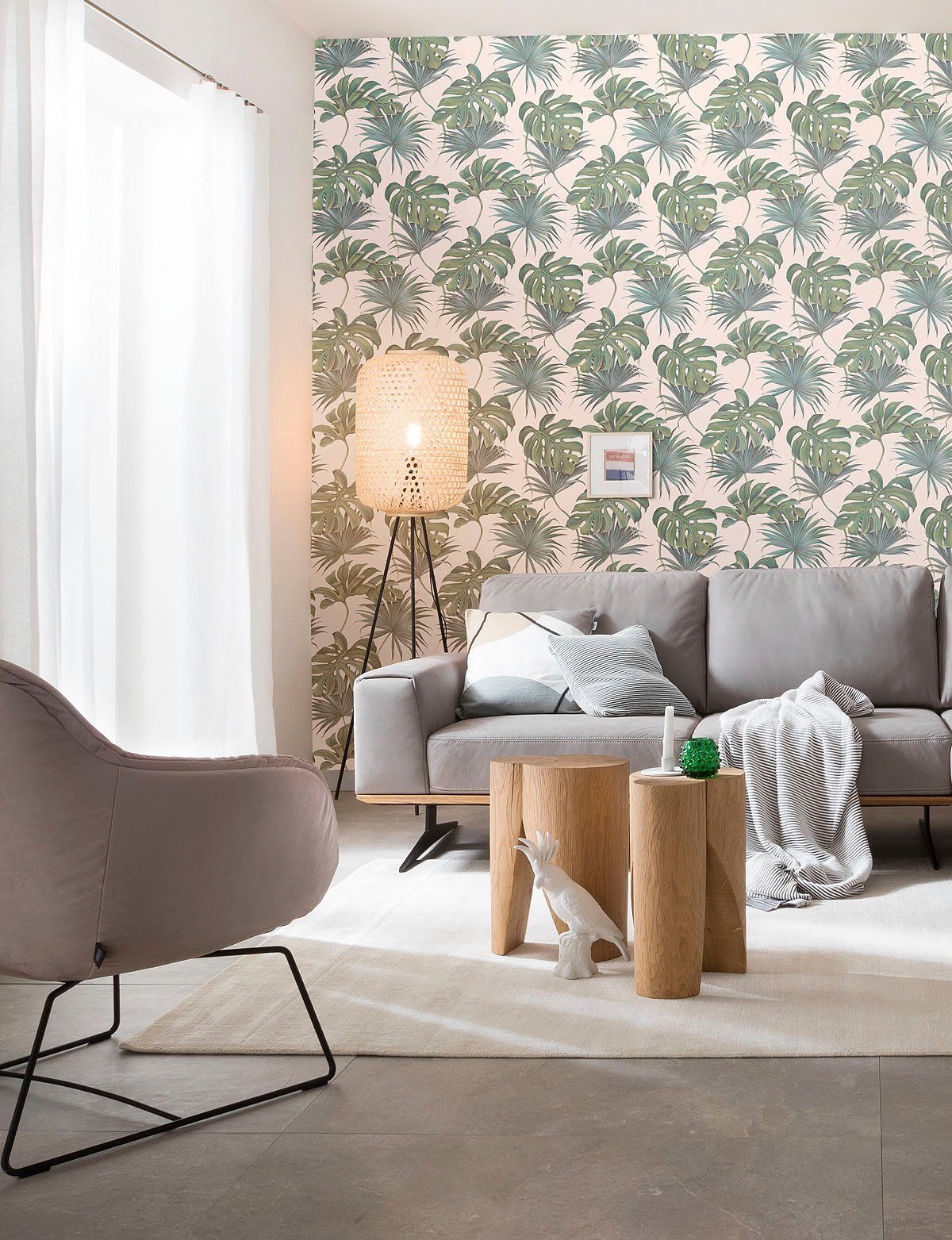 SCHÖNER WOHNEN-Kollektion Teppich Alessa, rechteckig, Höhe: 5 mm, Viskose, Wohnzimmer