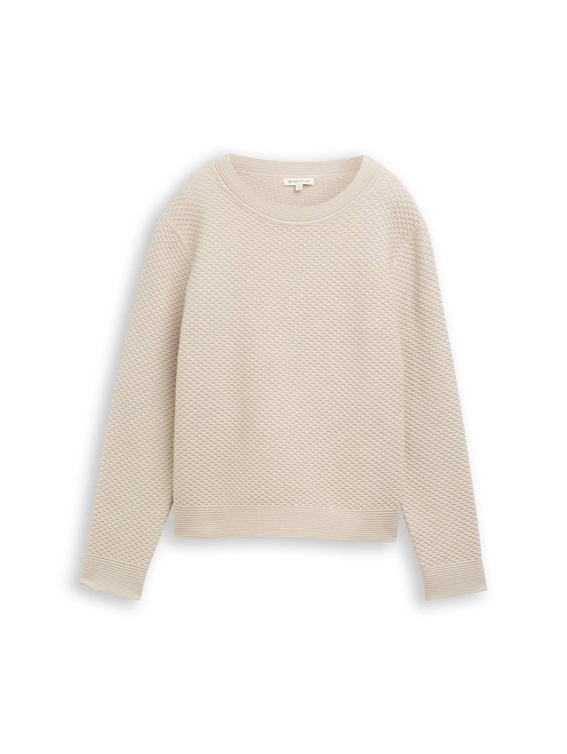 TOM TAILOR Rundhalspullover Cloud Knit Strukturierter günstig online kaufen