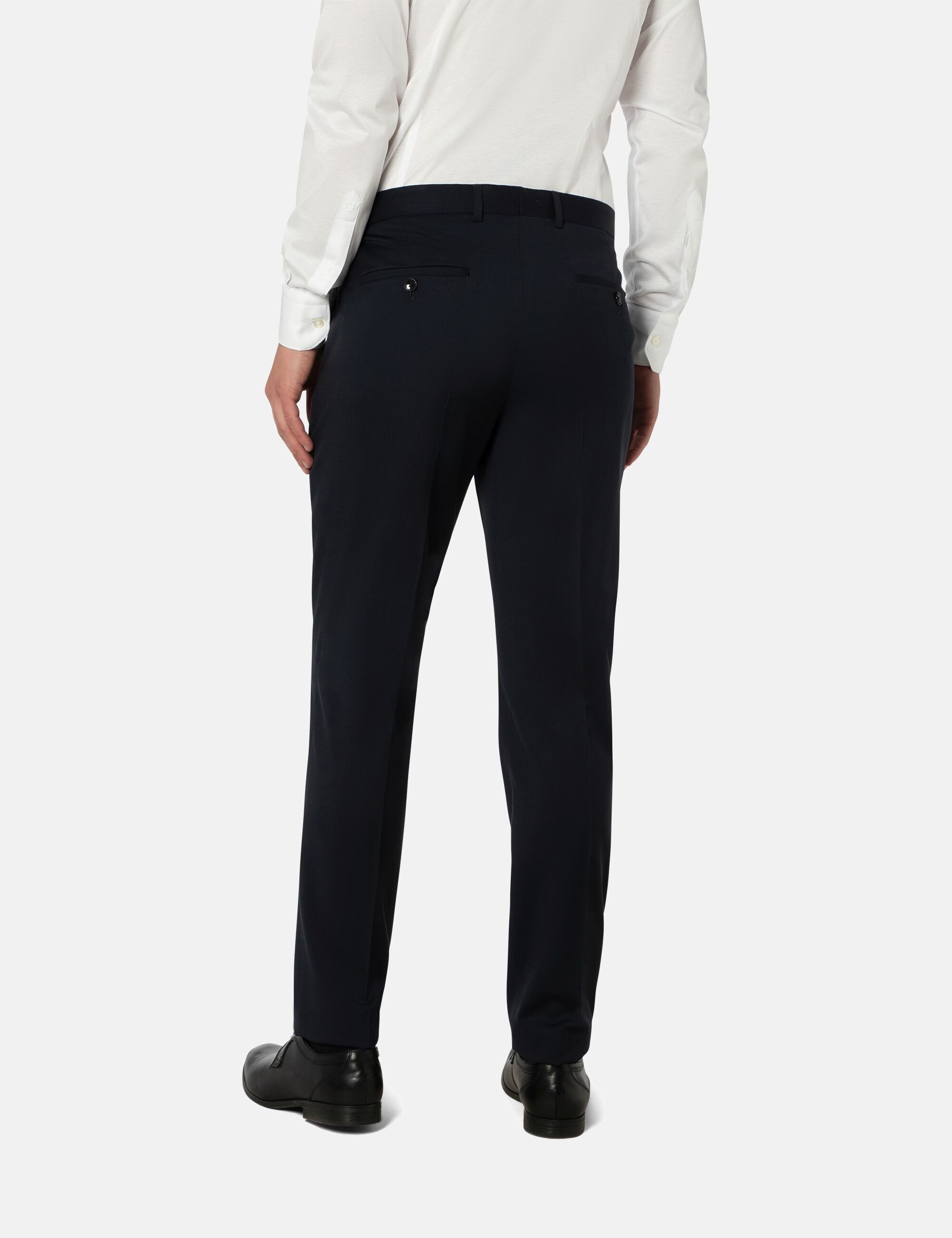 BENVENUTO. Anzug ROMEO Nero (2-tlg) mit 4-Knopf Manschette