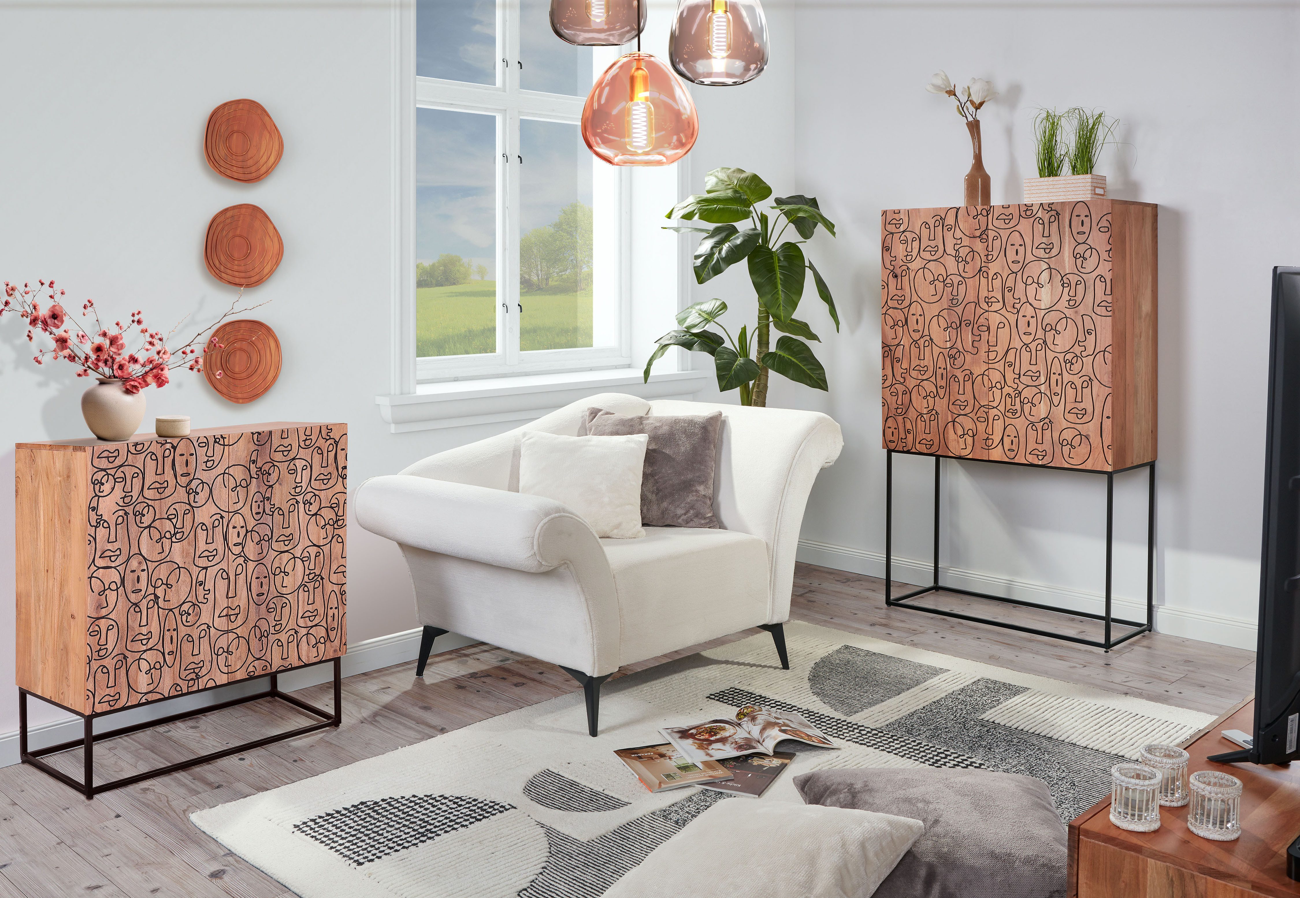 Gutmann Factory Highboard, Stauraumschrank, Breite 90 cm