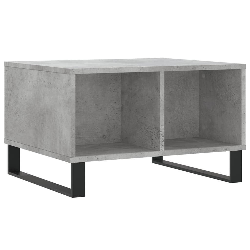 Couchtisch Couchtisch Betongrau 60x50x36,5 cm Holzwerkstoff
