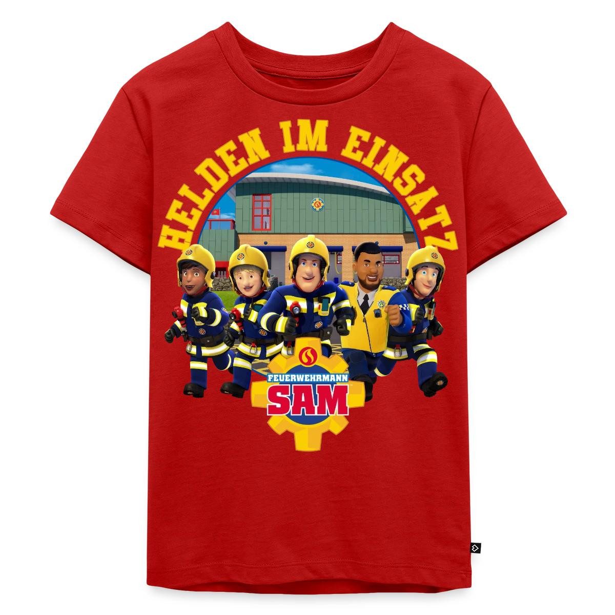 T-Shirt Feuerwehrmann Sam™ Helden Im Einsatz Kinder Premium T-Shirt
