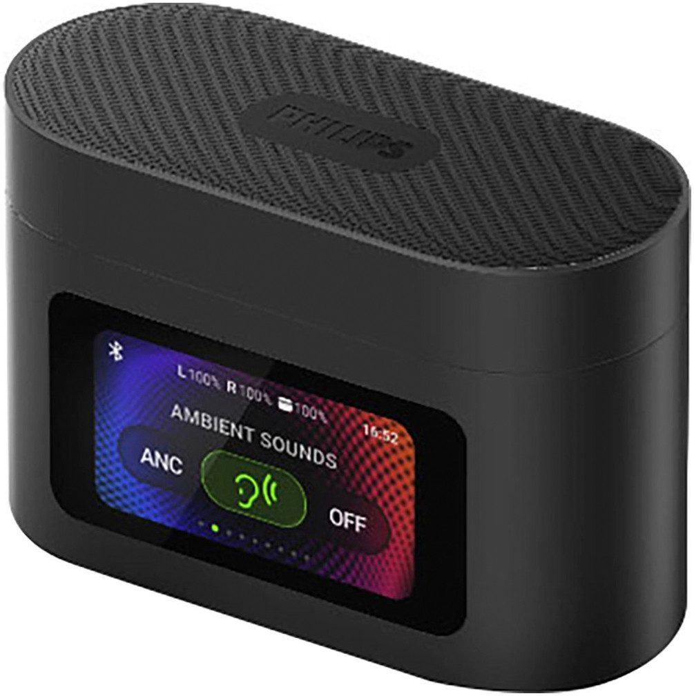 Philips TAT6000BK wireless In-Ear-Kopfhörer (Multi-Point-Verbindung, Noise-Cancelling, Rauschunterdrückung, Sprachsteuerung, kompatibel mit Siri, Google Assistant, Siri, Bluetooth)