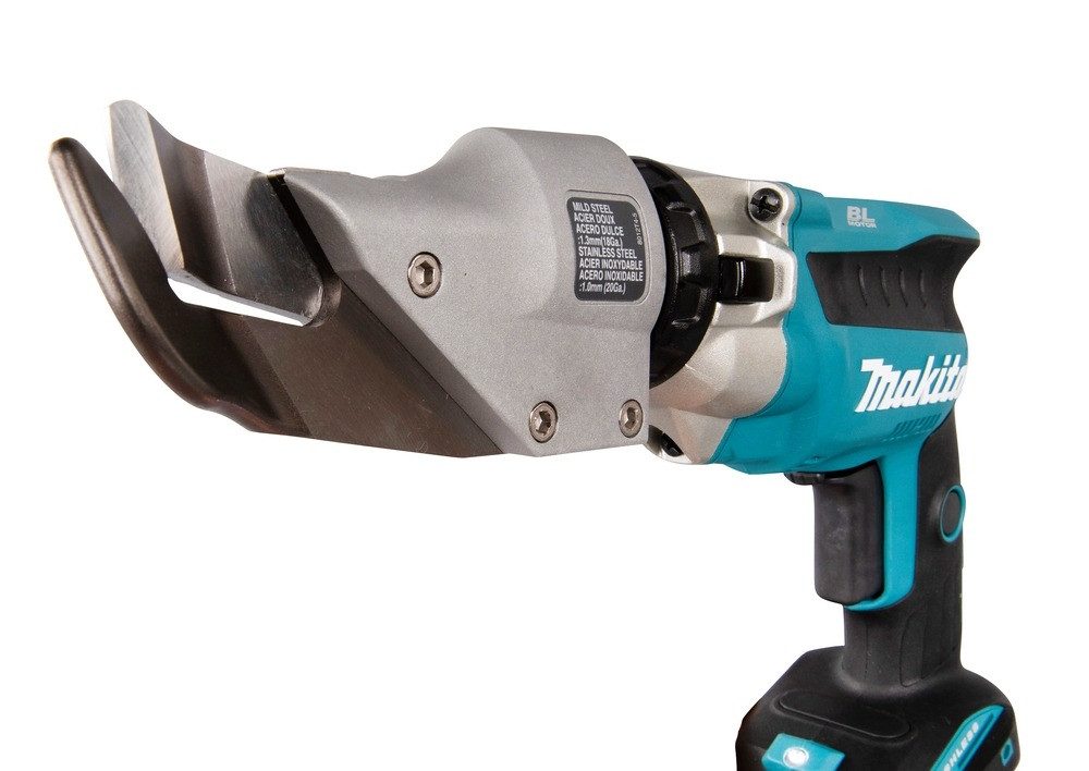 Makita Akku-Blechschere, 18 in V, Kurvenschere 18V, DJS131Z, 1,3 mm, Ohne Akku - im Karton