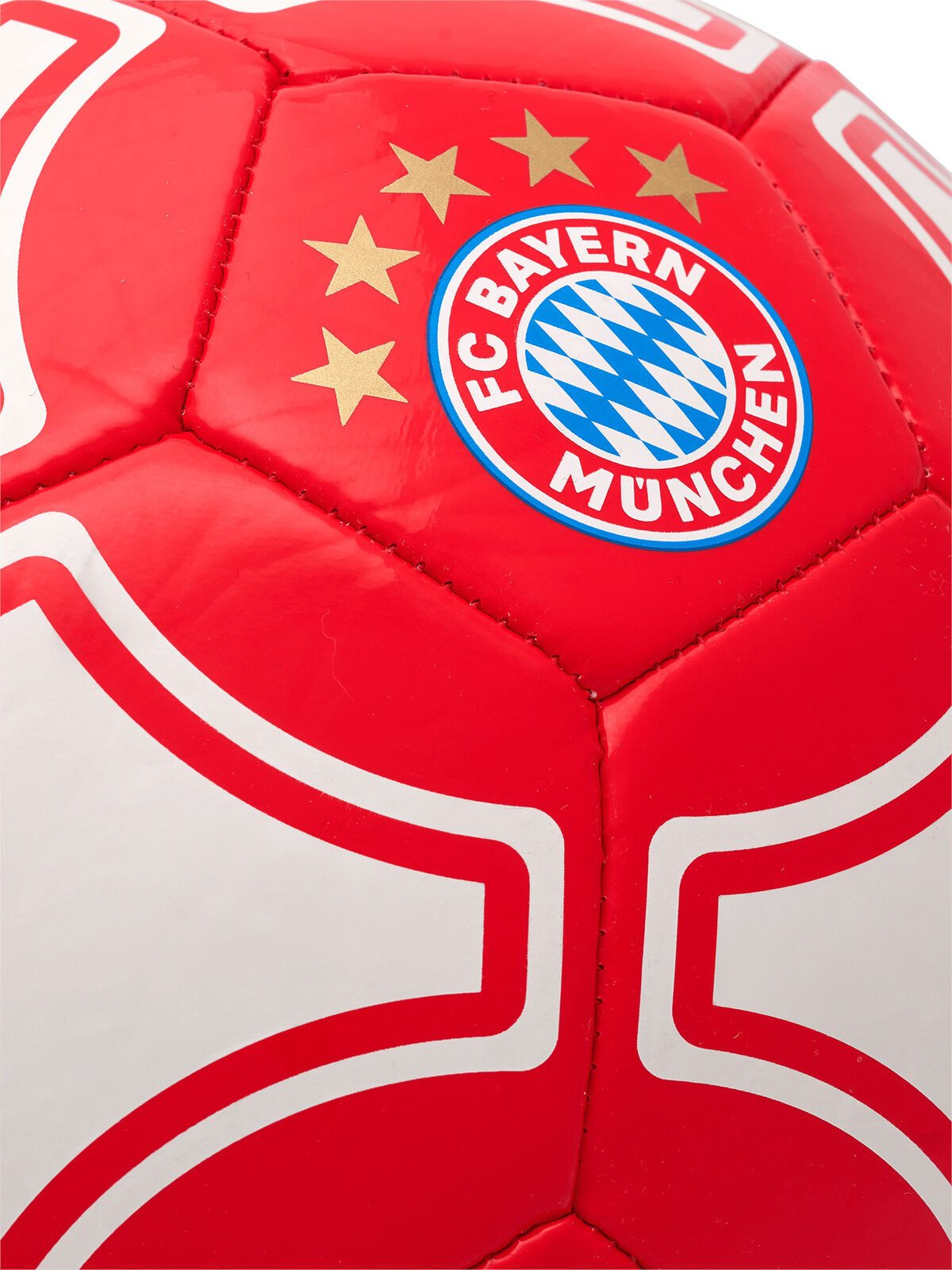 FC Bayern München Fußball FC Bayern München Fußball I Größe 5 I Rot-Weiß I Fußball