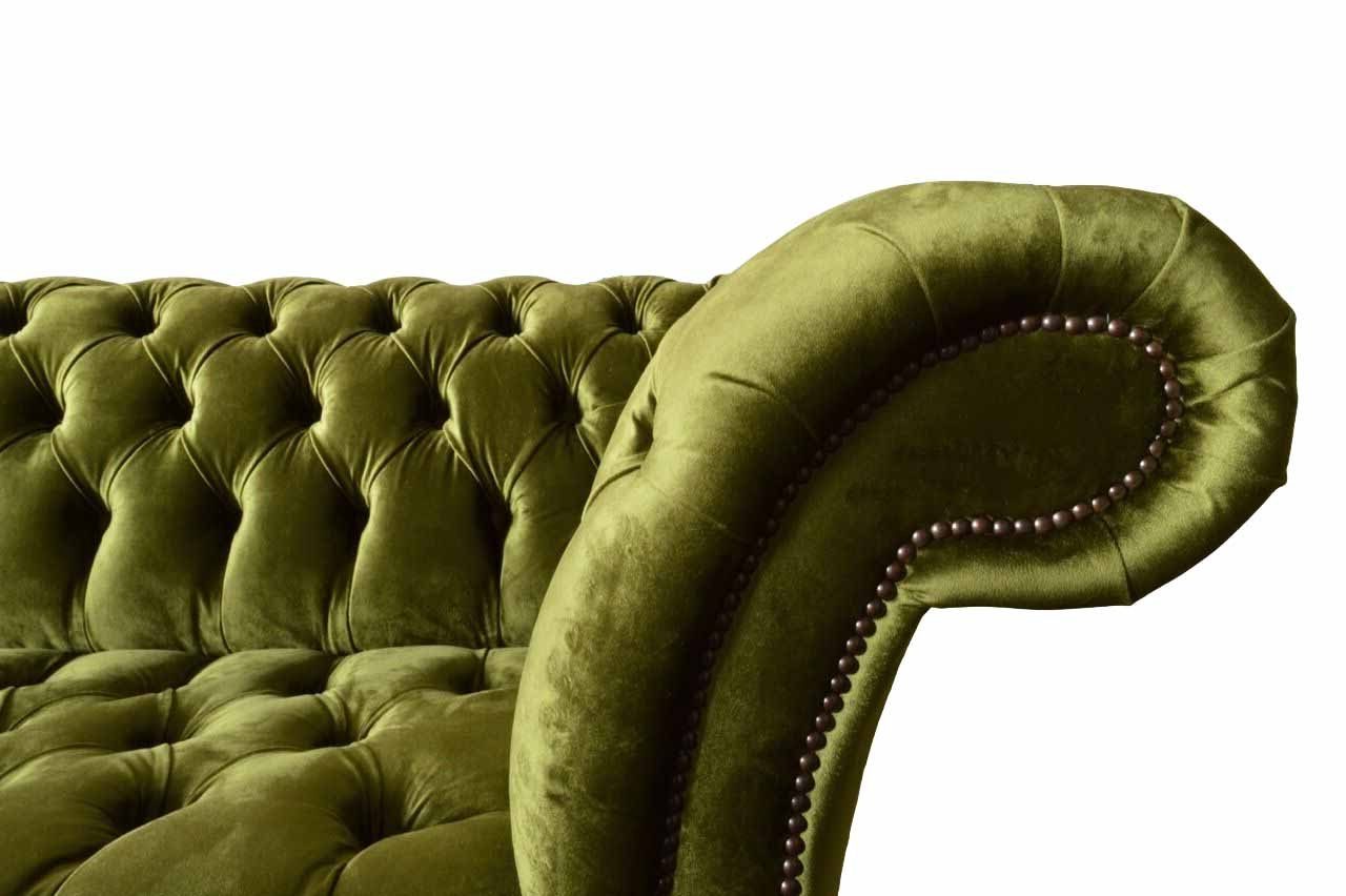 Wohnzimmer Sofa JVmoebel Sofas Chesterfield Chesterfield-Sofa, Design Klassisch Dreisitzer