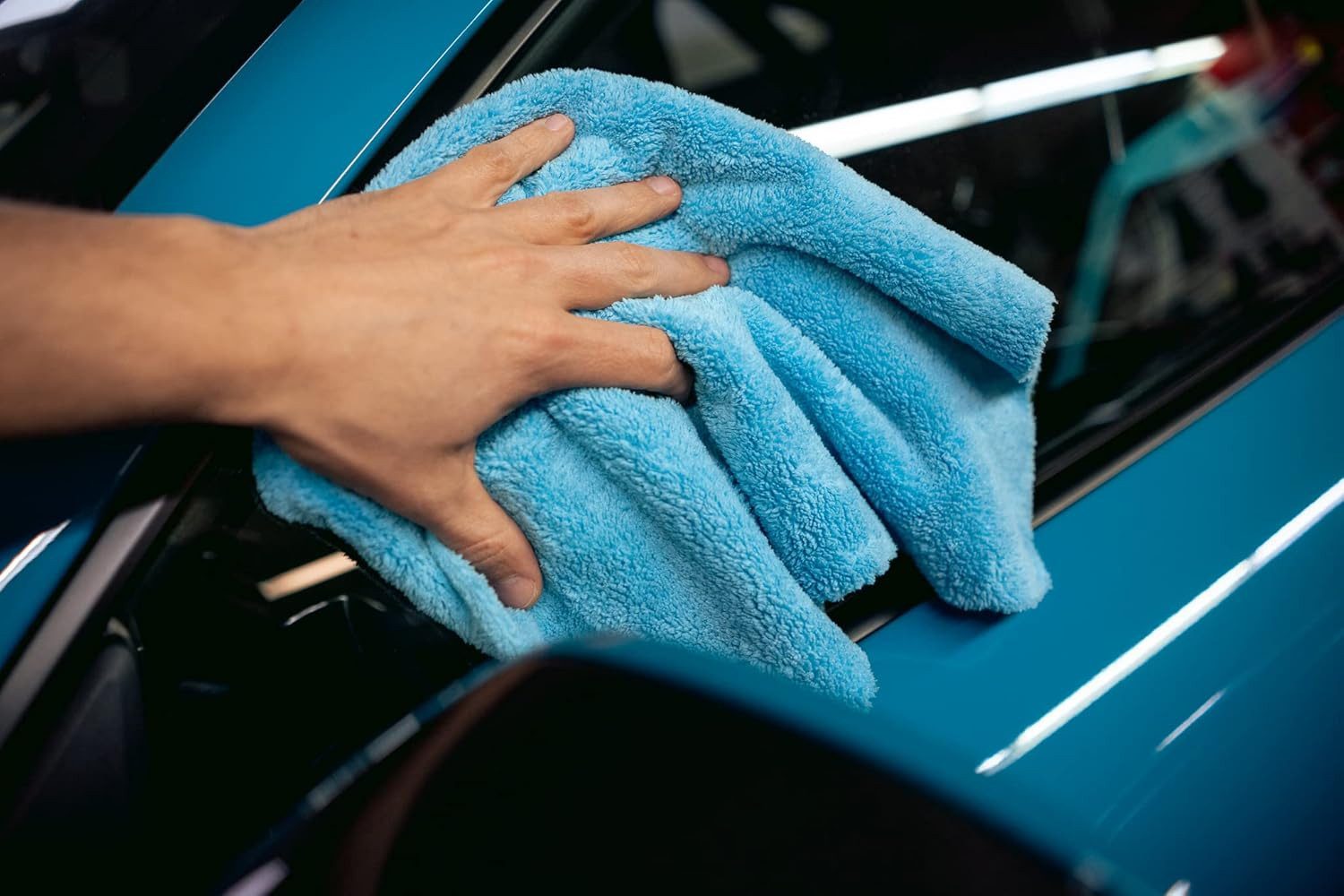 detailmate Scheibenversiegelung Auto Soft99 Glaco DX Glass Compound Roll On Glasreiniger (5-St. + Nuke Guys See Through Glas-Reiniger 100ml + Mikrofasertücher)