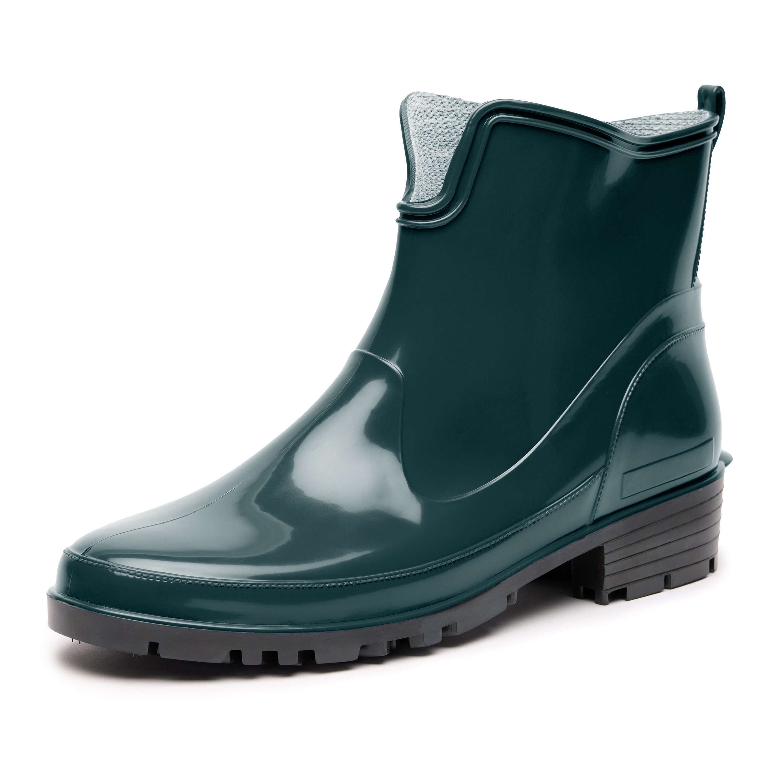 Ladeheid Gummistiefeletten LA-930 kurze Boots für Frauen Gummistiefel Damen wasserfest und bequem