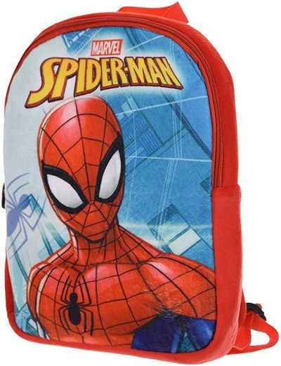 Spiderman Kinderrucksack SPIDERMAN Kinder Rucksack Soft Back Pack Jungen