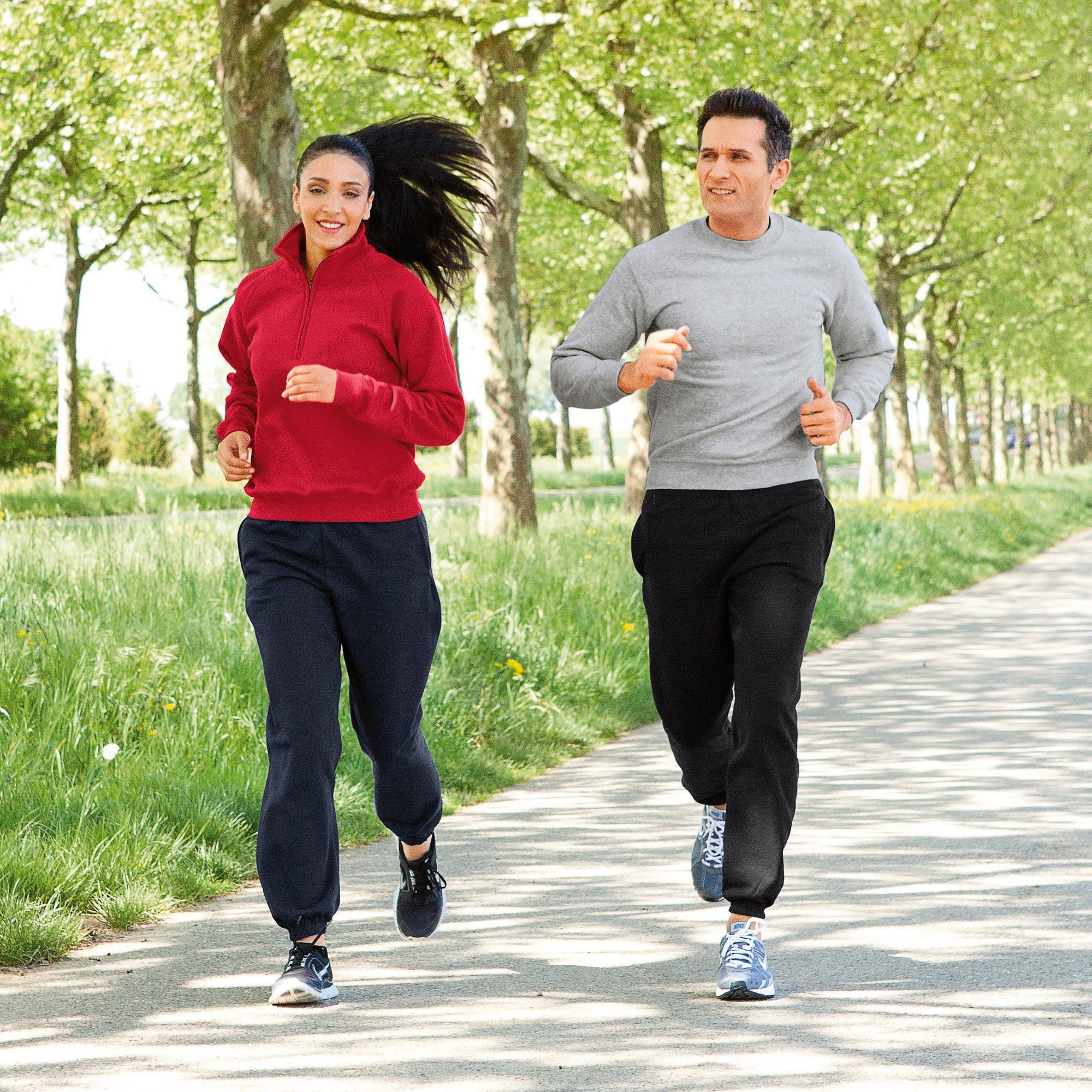 Fruit of the Loom Homewearhose Unisex-Freizeithose, lang mit Bündchen Uni günstig online kaufen