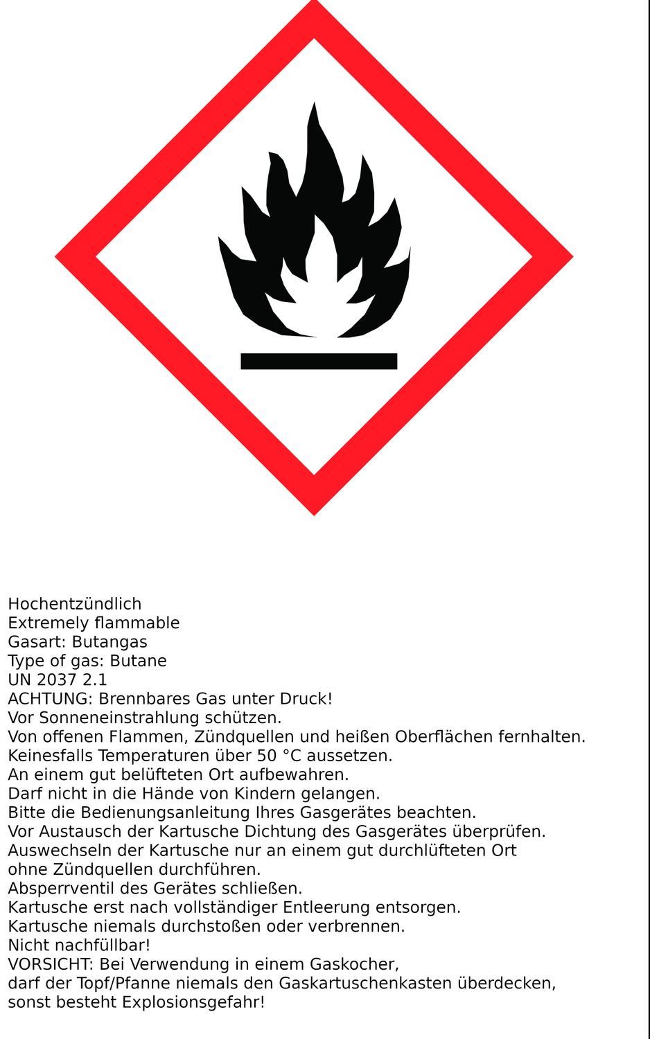 Polyflame Gaskartusche 28 x Butangaskartusche Campinggas MSF1a je 220g Gaskartusche, 28 St.