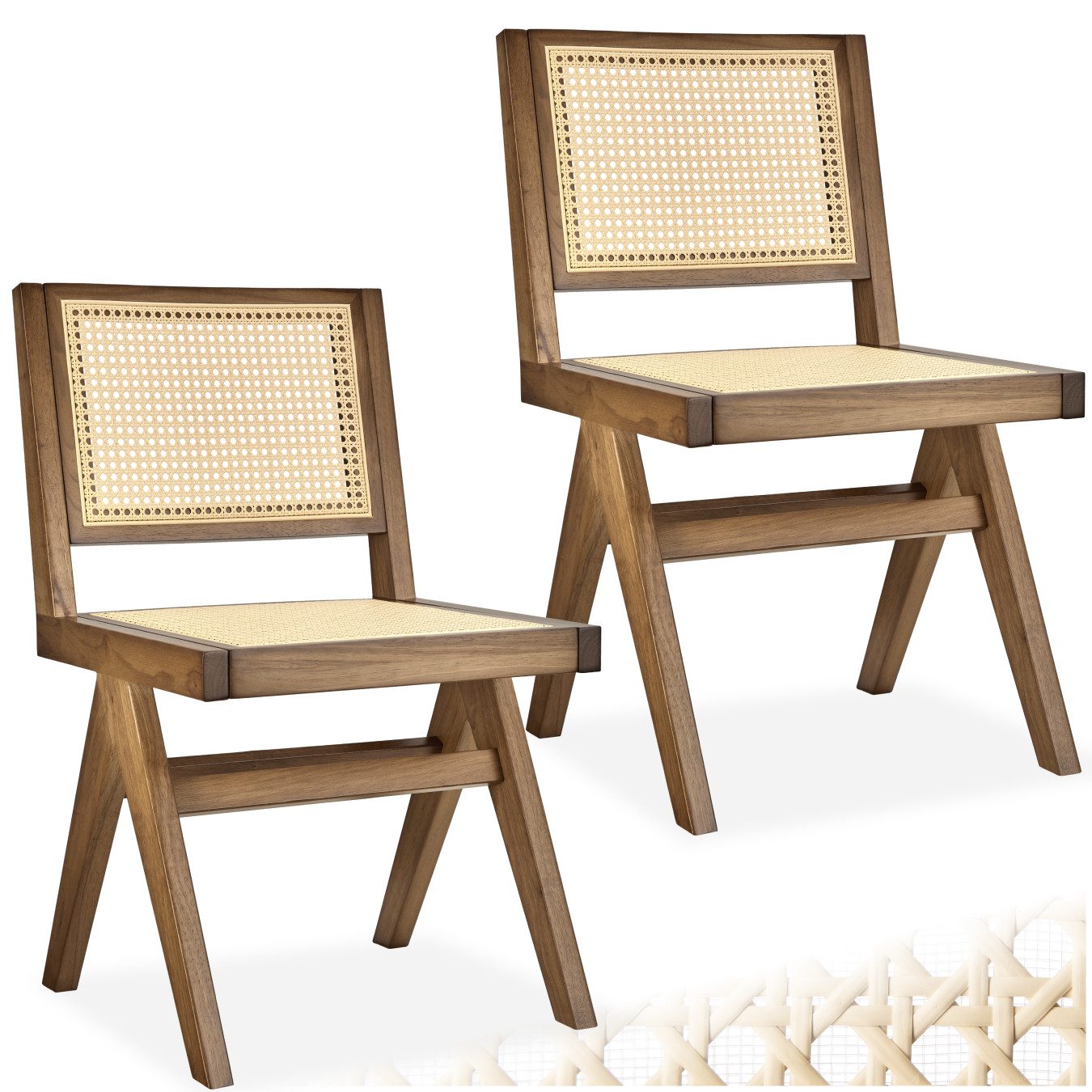 tectake Esszimmerstuhl Holzstuhl (Set., 2 St), günstig online kaufen