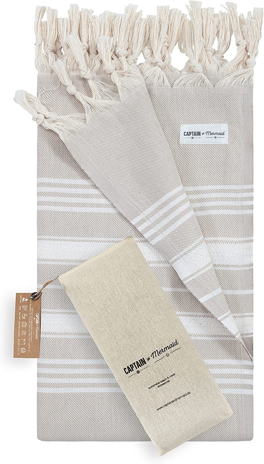 CAPTAIN and Mermaid Strandtuch Captain&Mermaid Premium günstig online kaufen
