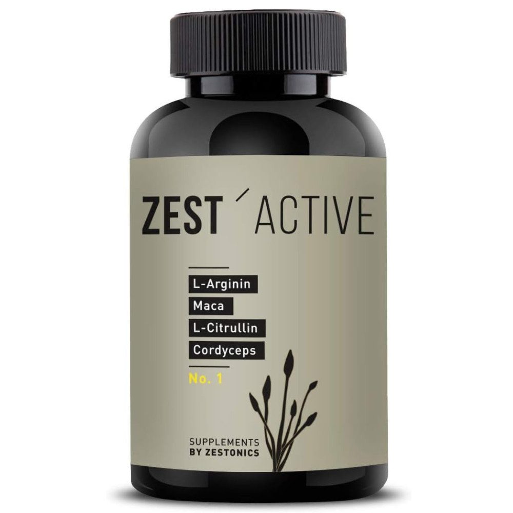Zestonics Maca und L-Arginin - ZEST'ACTIVE Kapseln, 1 er 120 St., 100 g