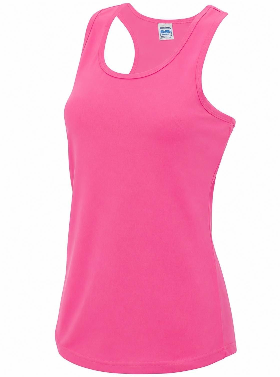 Just Cool Trainingsshirt Girlie Cool Tank Top Sport T-Shirt + WRAP zertifiziert